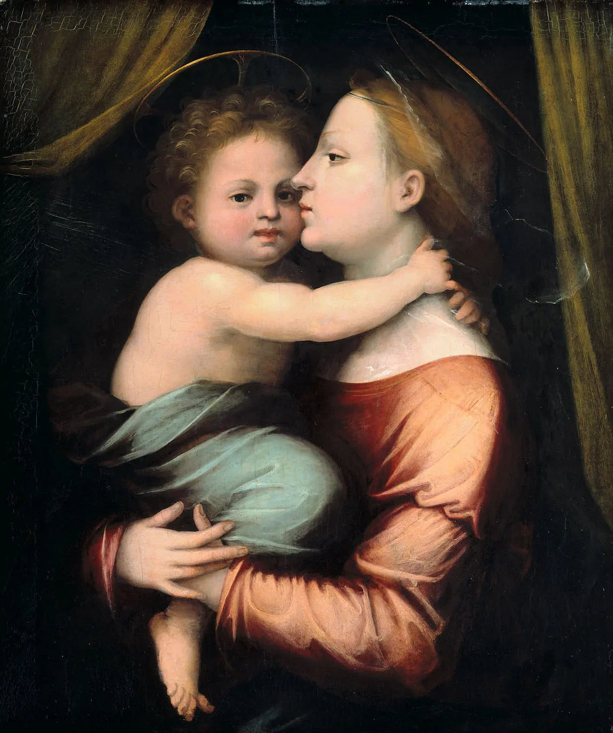 Vierge à l'Enfant - Fra Bartolomeo image 1 copie peinte à la main à l’huile