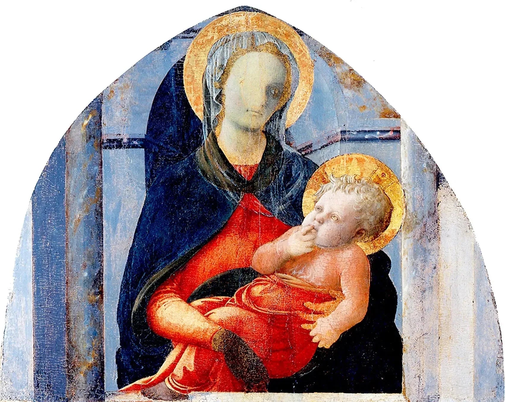 Vierge à l'enfant - Fra Filippo Lippi image 1 reproduction artisanale de tableau