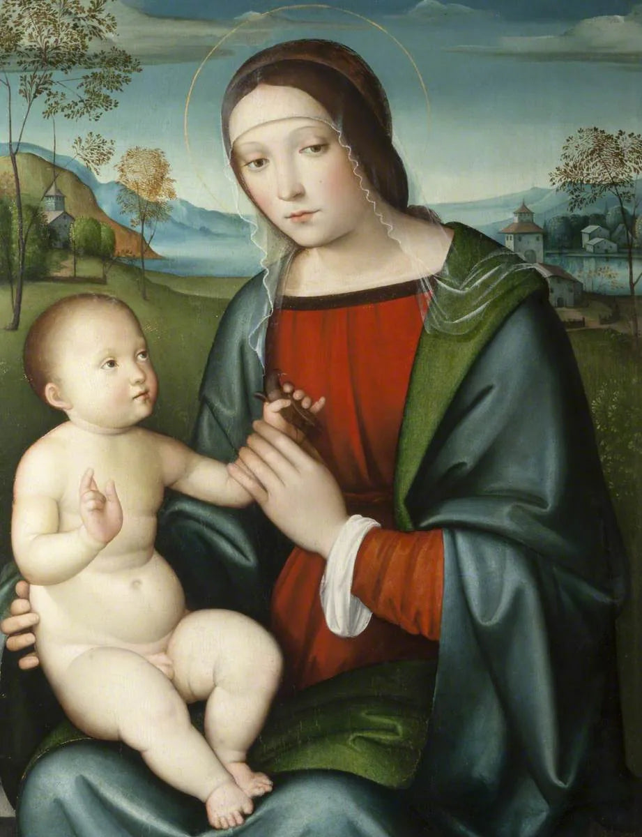 Vierge à l'Enfant - Francesco Francia image 1 copie peinte à la main à l’huile