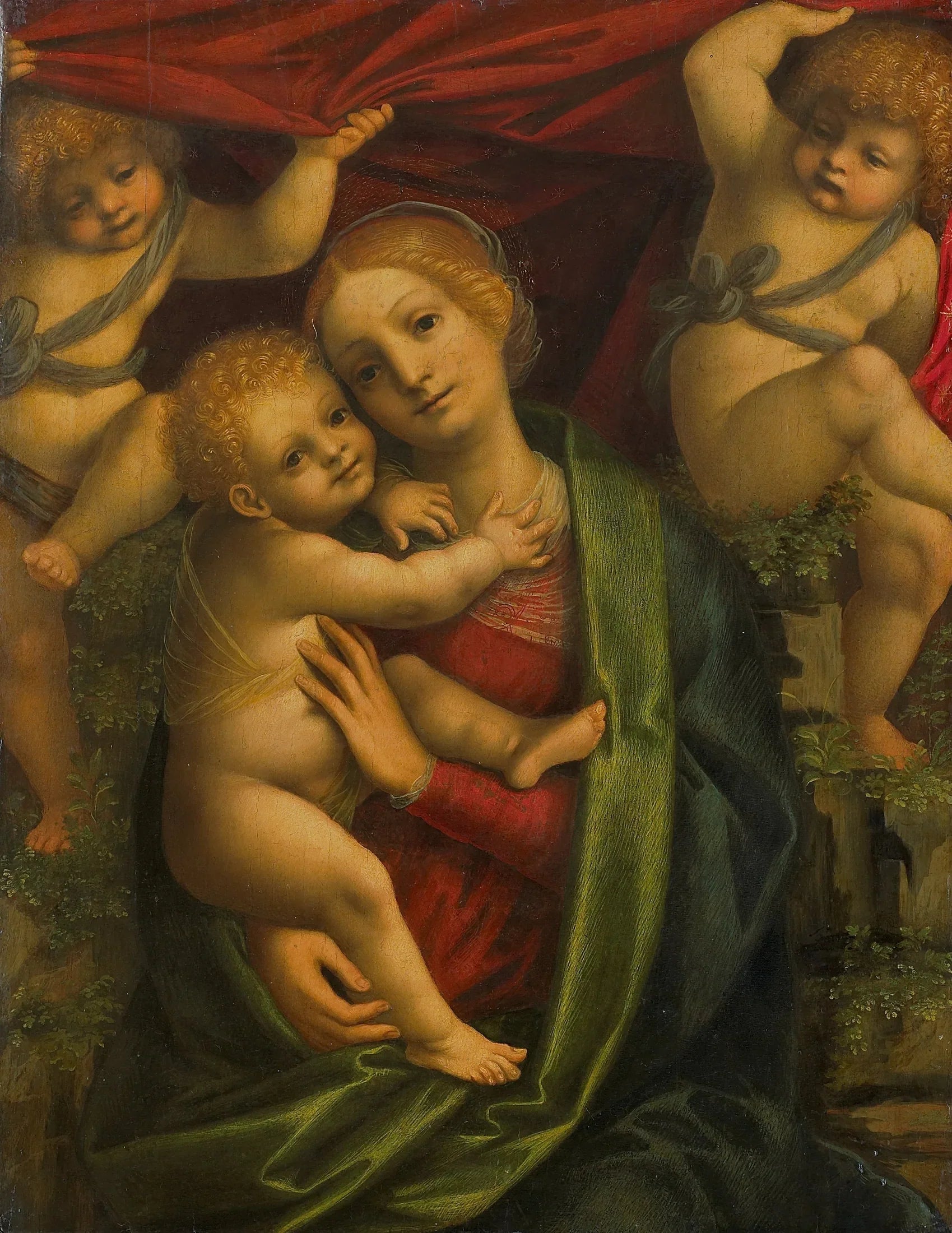 Vierge à l'Enfant - Gaudenzio Ferrari image 1 tableau peint à l’huile sur toile