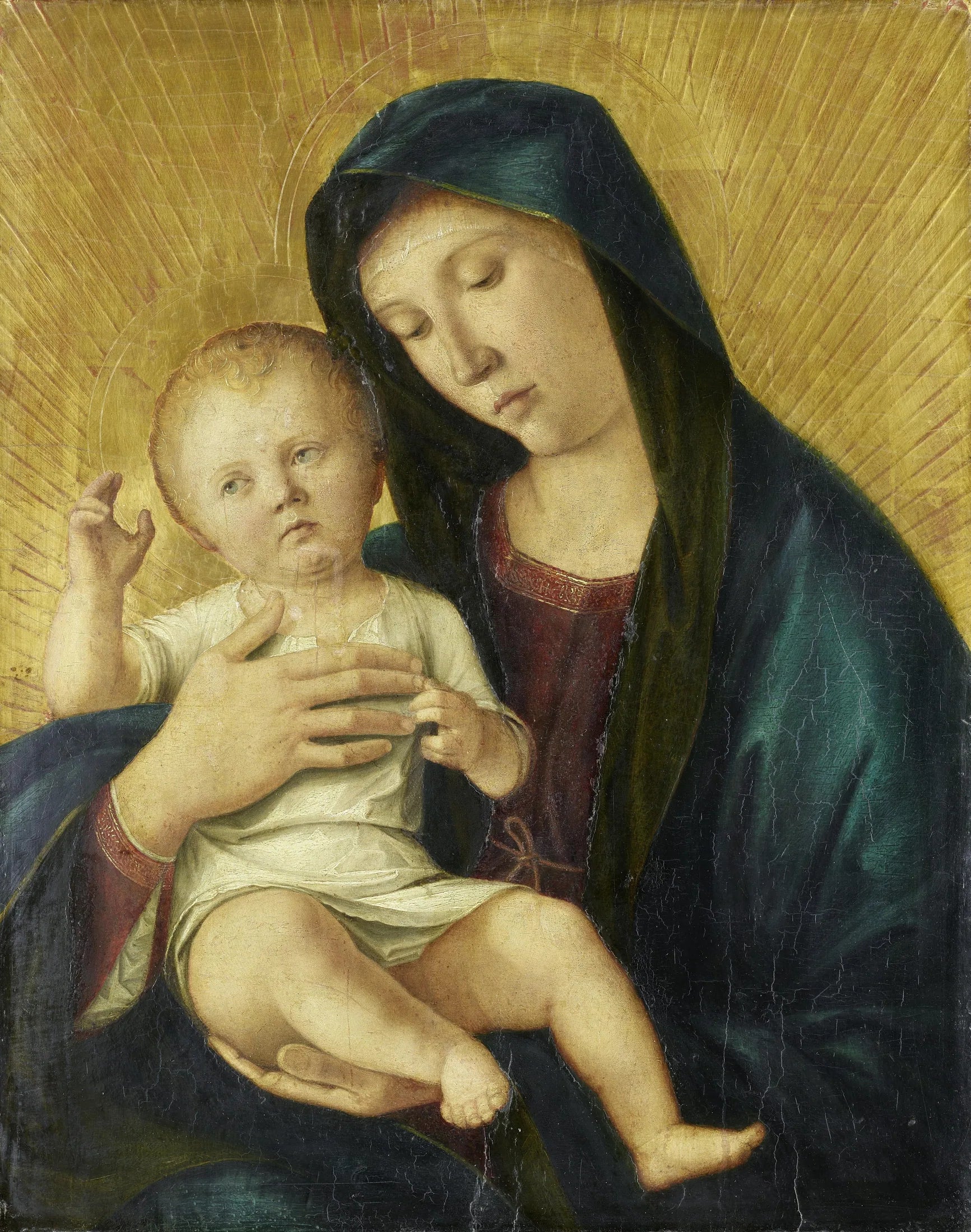 Vierge à l'Enfant - Giovanni Bellini image 1 reproduction d’œuvre d’art à l’huile
