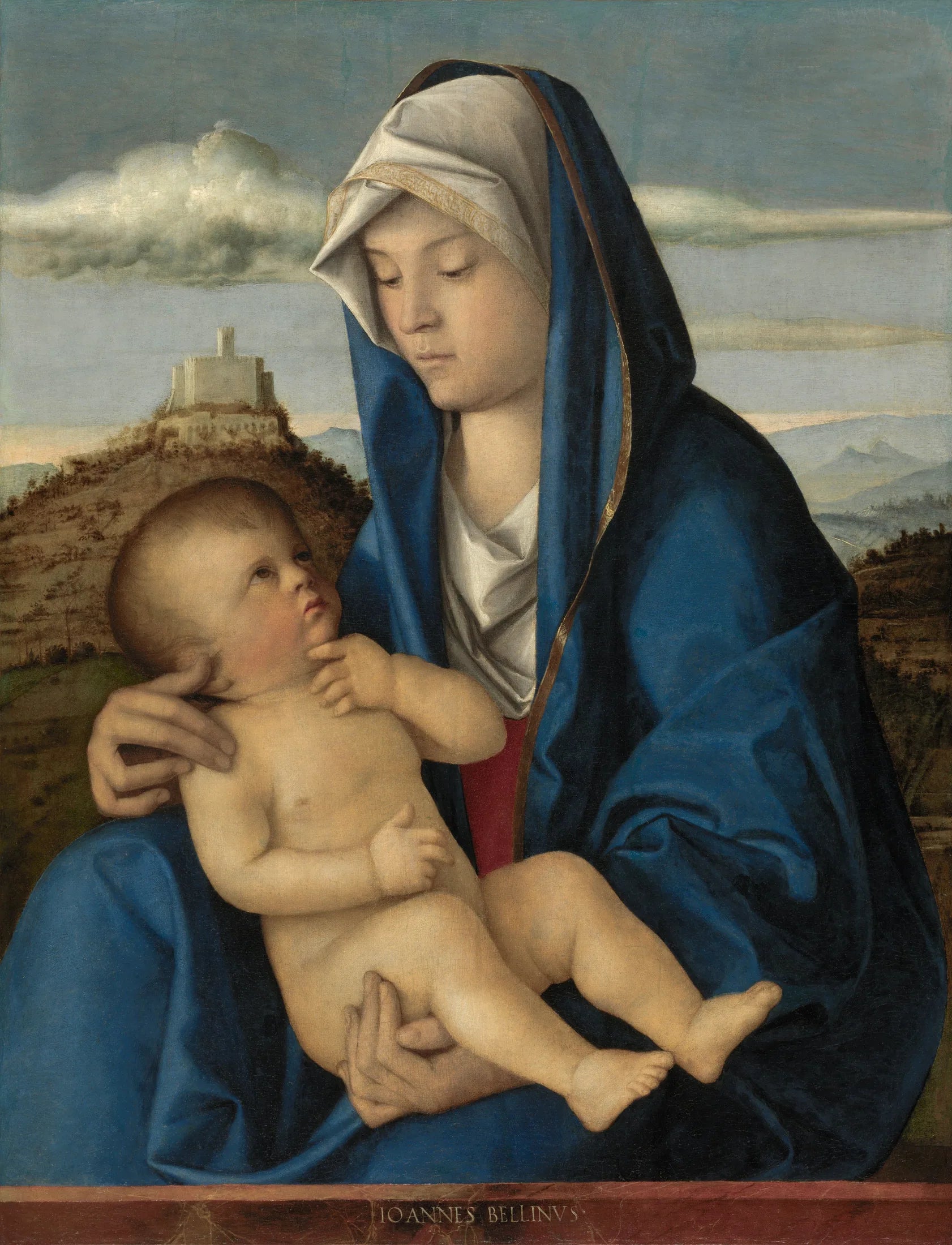 Vierge à l'Enfant - Giovanni Bellini image 1 reproduction artisanale de tableau