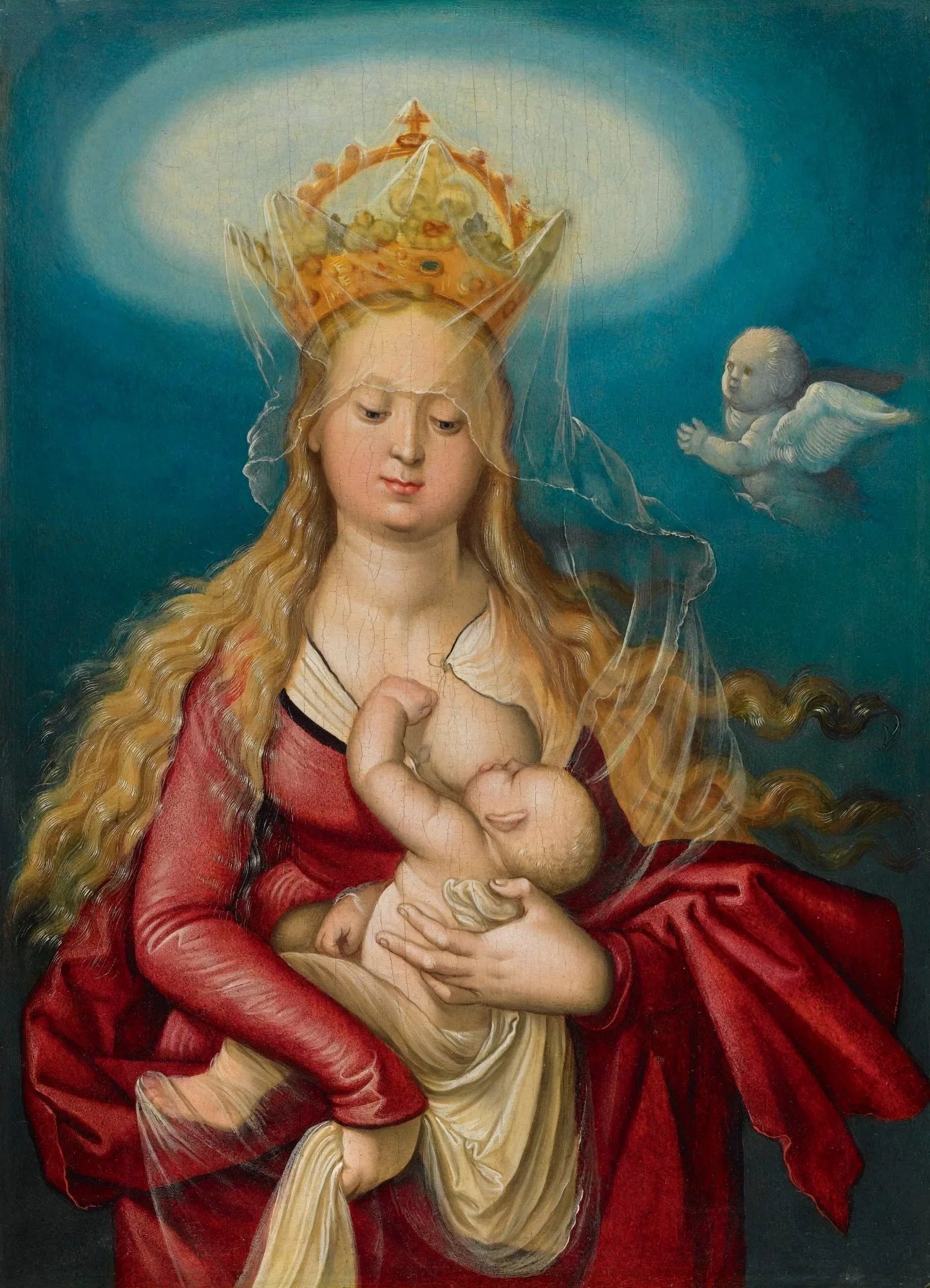 Vierge à l'Enfant - Hans Baldung Grien image 1 tableau peint à l’huile sur toile