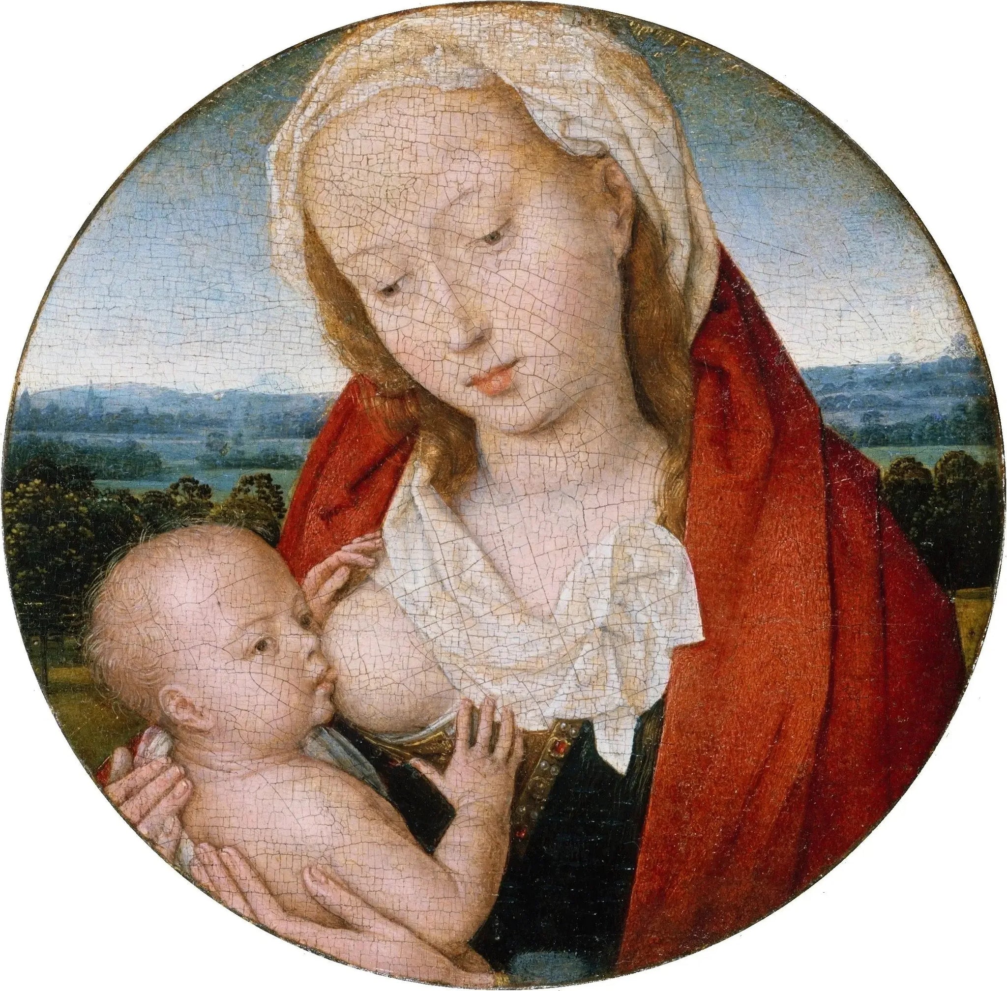Vierge à l'Enfant - Hans Memling image 1 tableau peint à l’huile sur toile