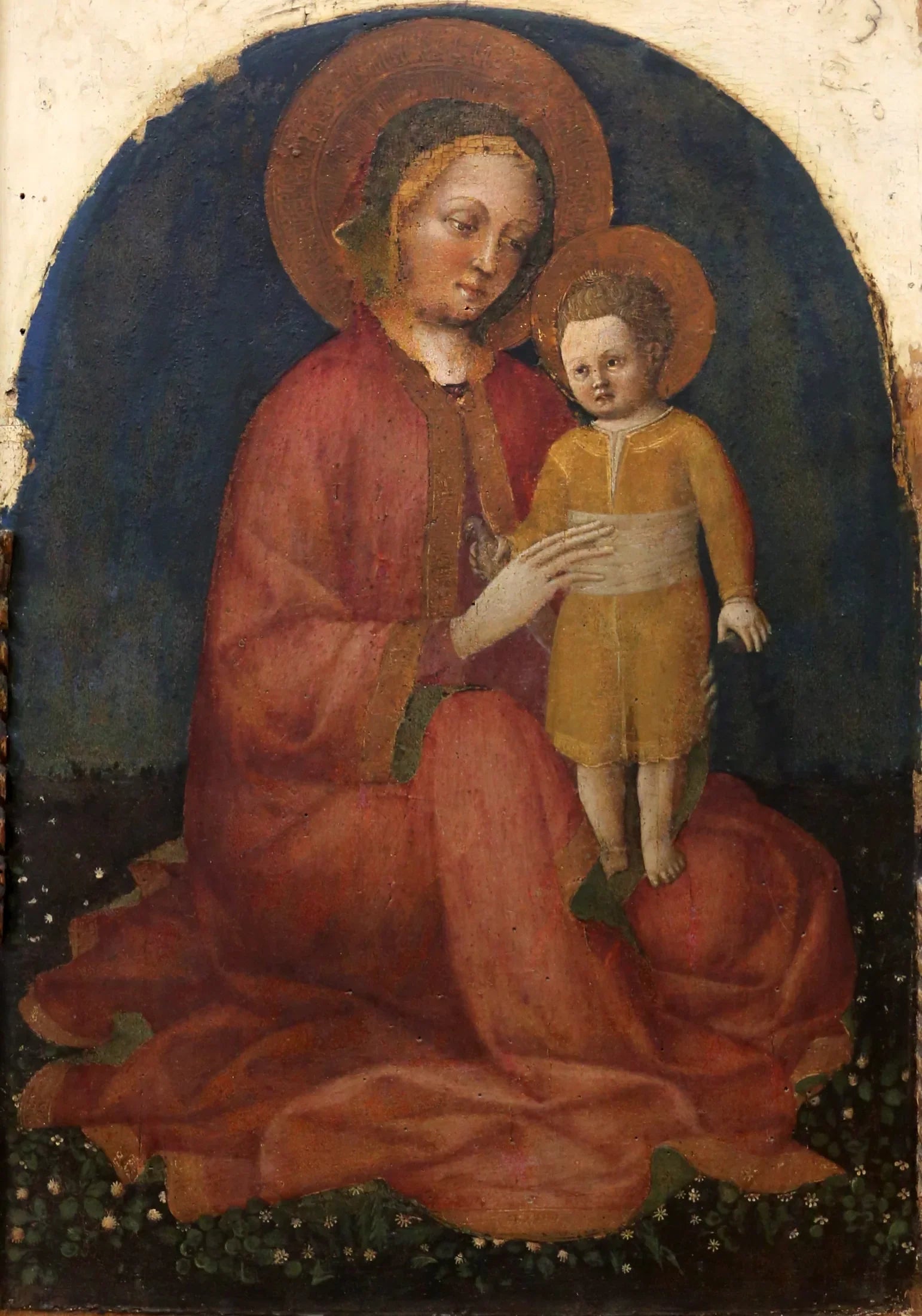 Vierge à l'Enfant - Iacopo Bellini image 1 tableau peint à l’huile sur toile