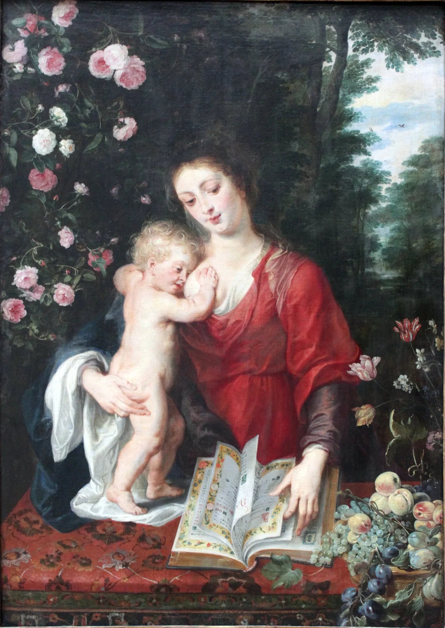 Vierge à l'Enfant - Jan Brueghel le Jeune image 1 copie peinte à la main à l’huile