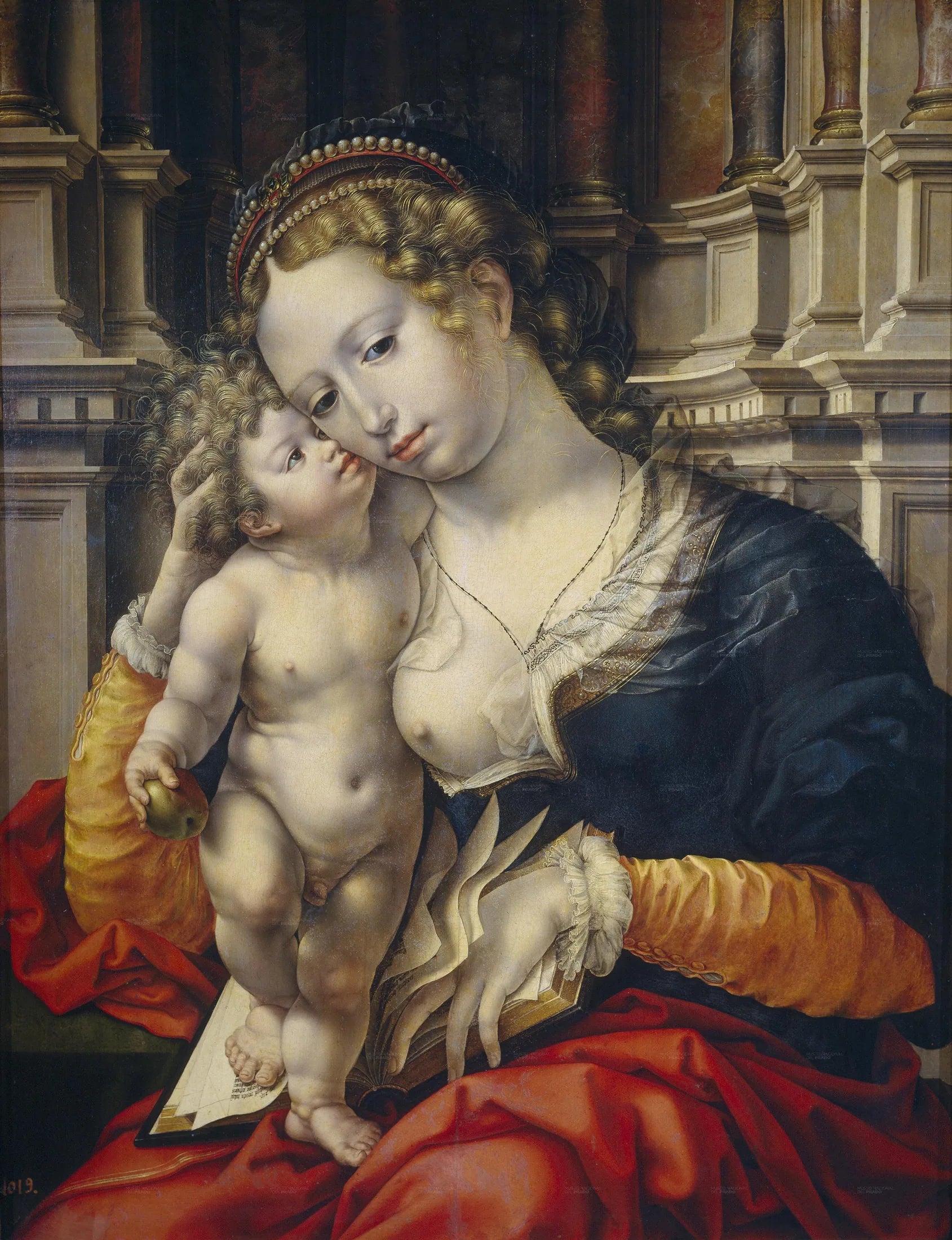 Vierge à l'Enfant - Jan Gossaert image 1 tableau peint à l’huile sur toile