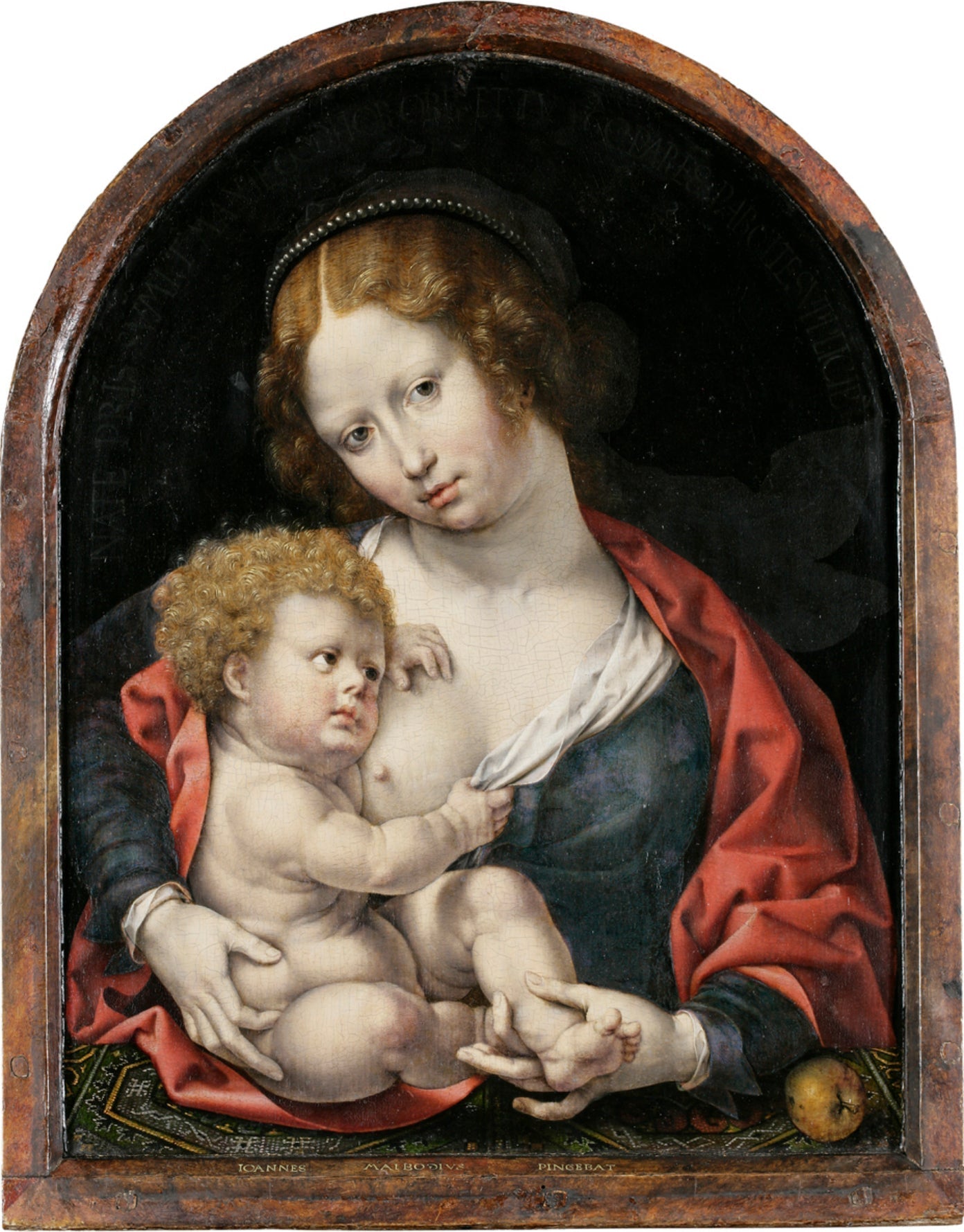 Vierge à l'enfant - Jan Gossaert image 1 reproduction réalisée par Alpha Reproduction