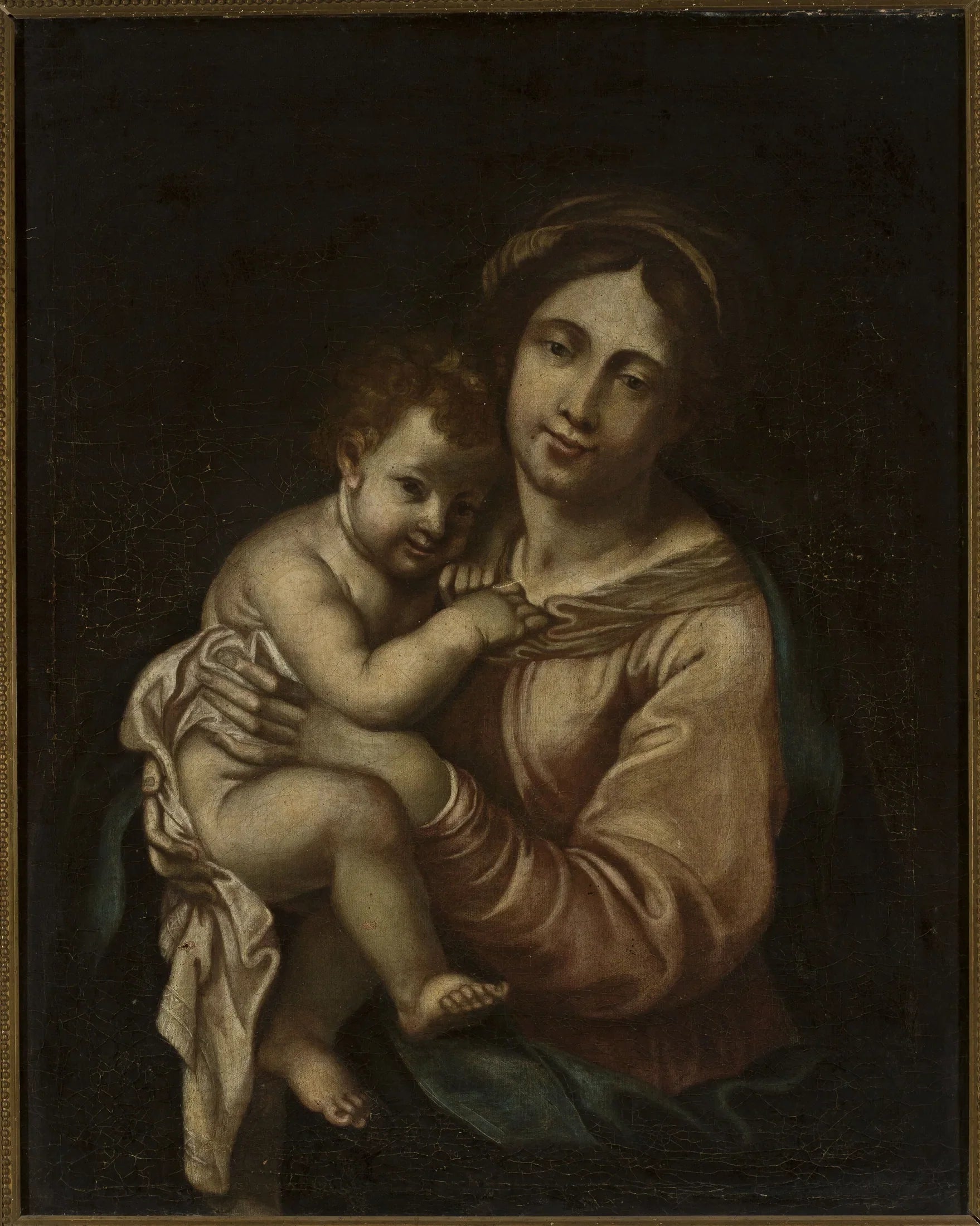 Vierge à l'Enfant Jésus - Giovanni Battista Salvi image 1 reproduction artisanale de tableau