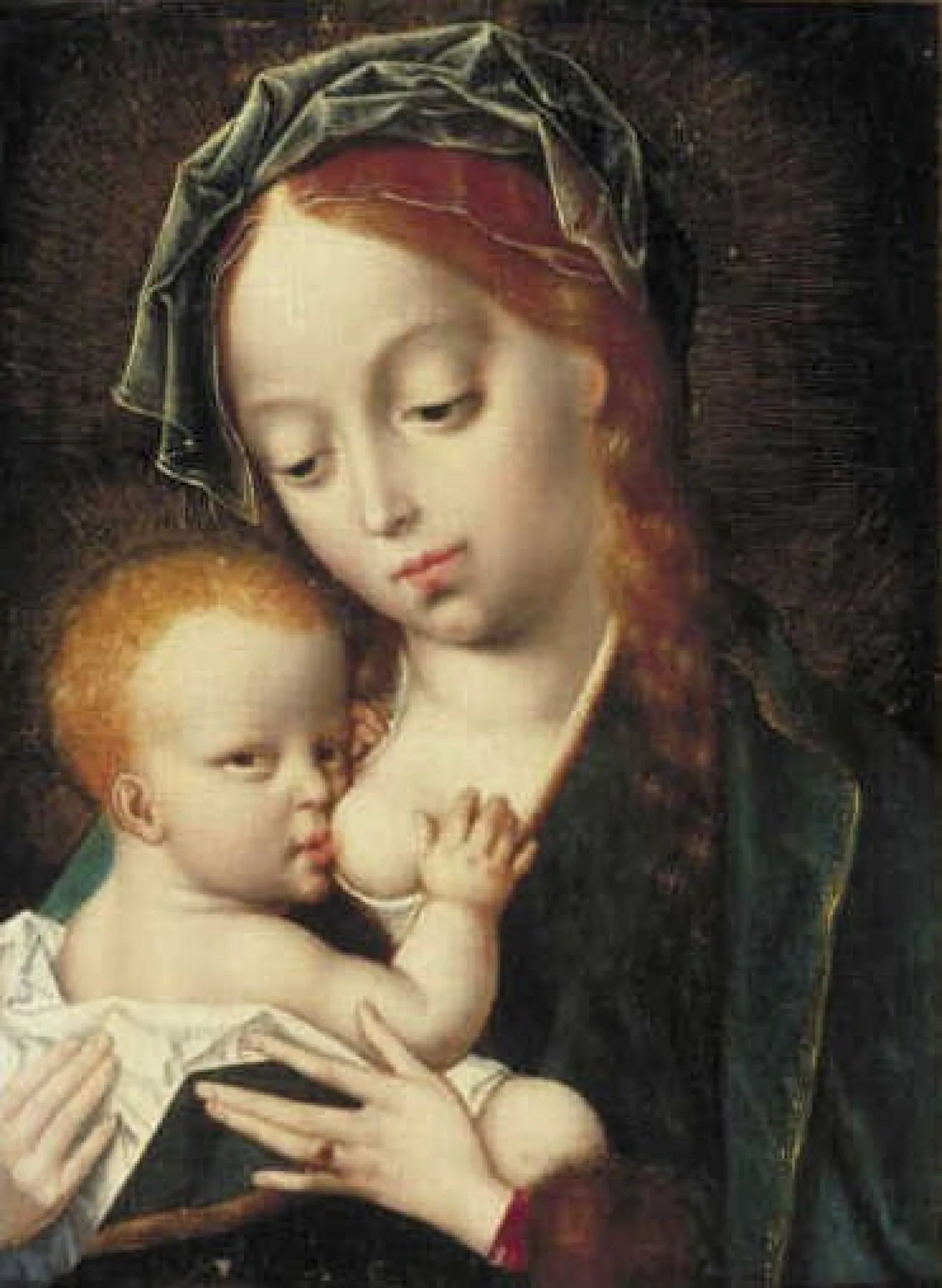 Vierge à l'Enfant - Joos van Cleve image 1 reproduction réalisée par Alpha Reproduction