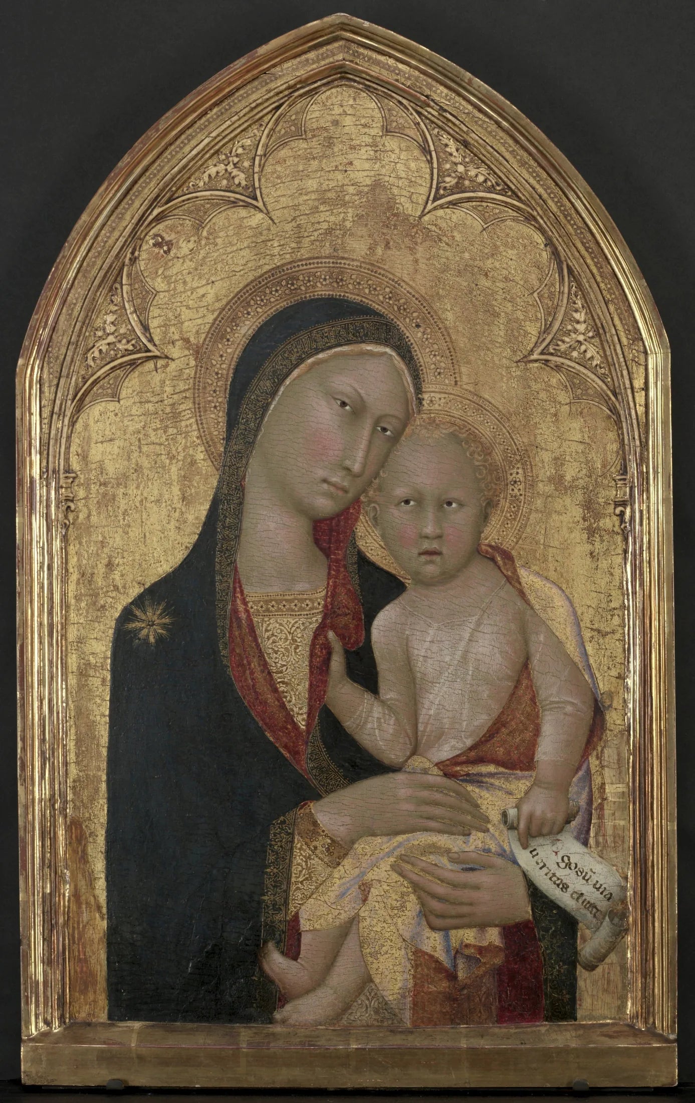 Vierge à l'Enfant - Lippo Memmi image 1 tableau peint à l’huile sur toile
