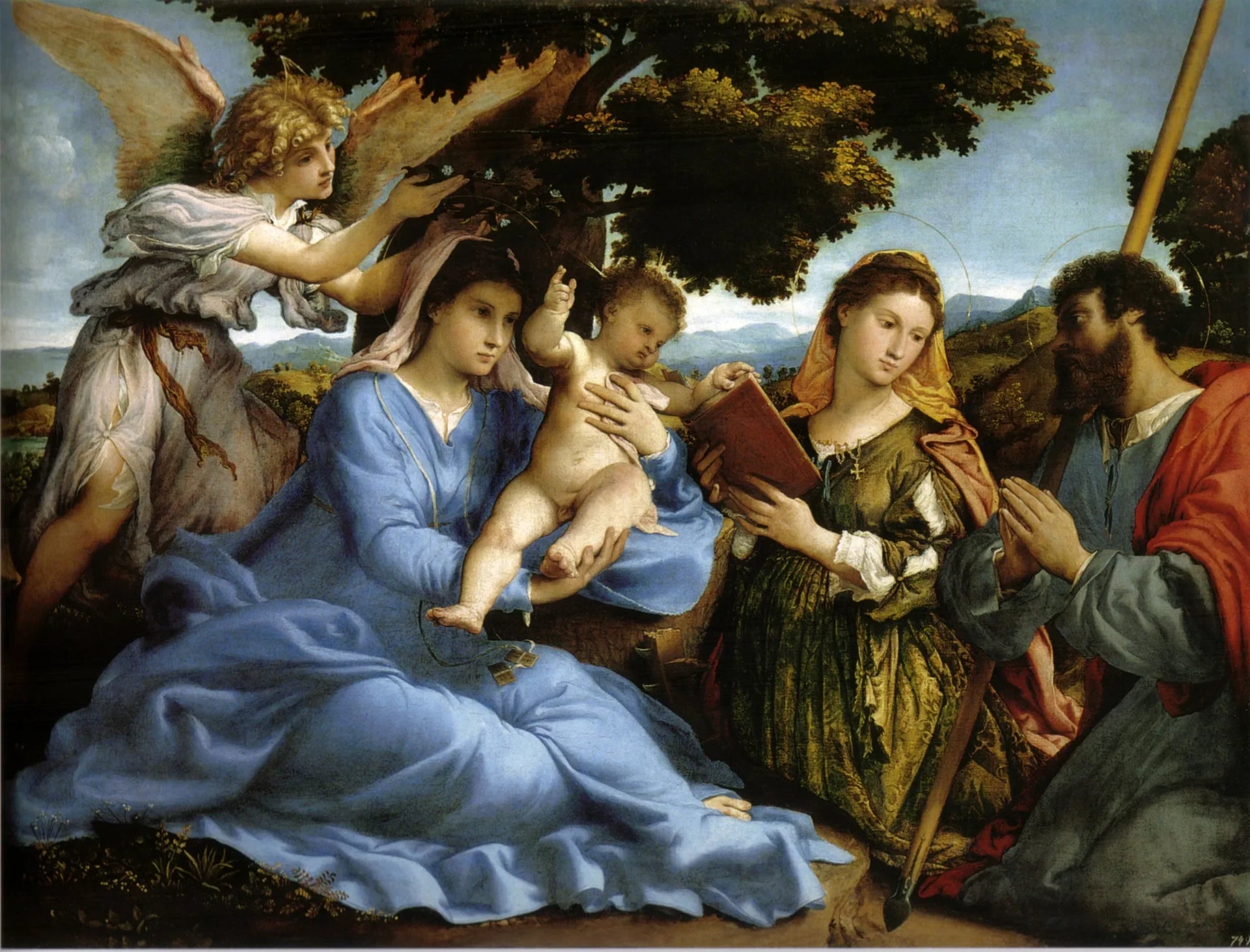 Vierge à l'Enfant - Lorenzo Lotto image 1 reproduction de peinture à l’huile