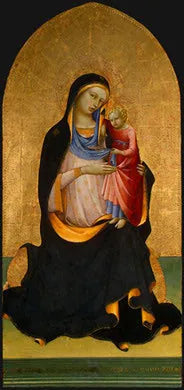 Vierge à l'Enfant - Lorenzo Monaco image 1 reproduction réalisée par Alpha Reproduction