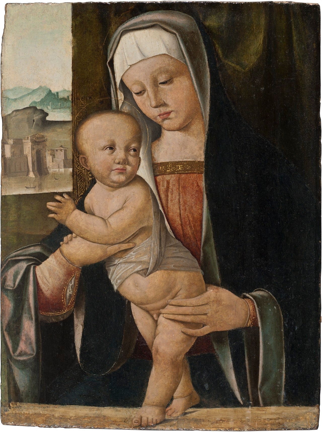 Vierge à l'Enfant - Marco Basaiti image 1 reproduction artisanale de tableau
