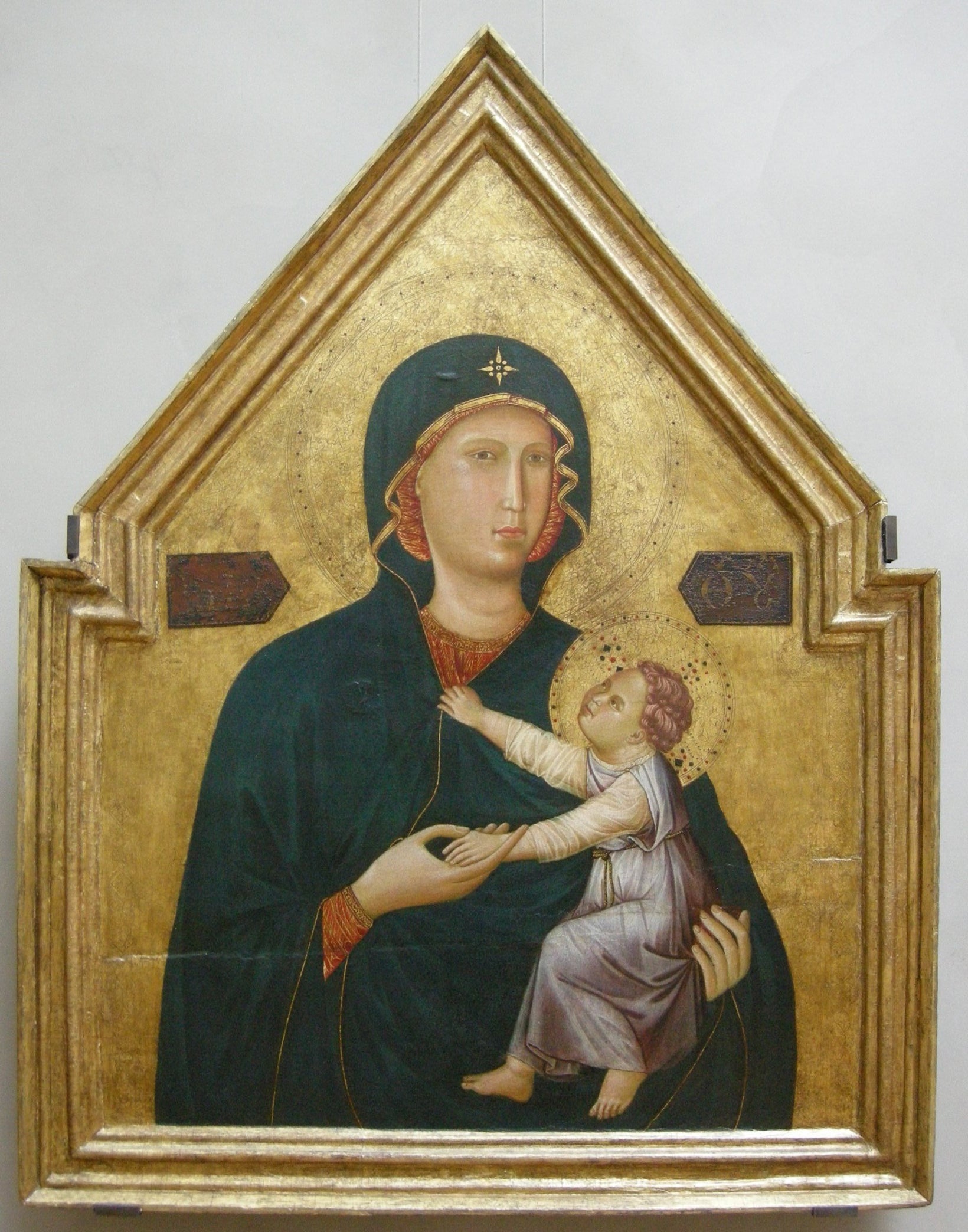 Vierge à l'Enfant - Master of Saint Cecilia image 1 reproduction de peinture à l’huile