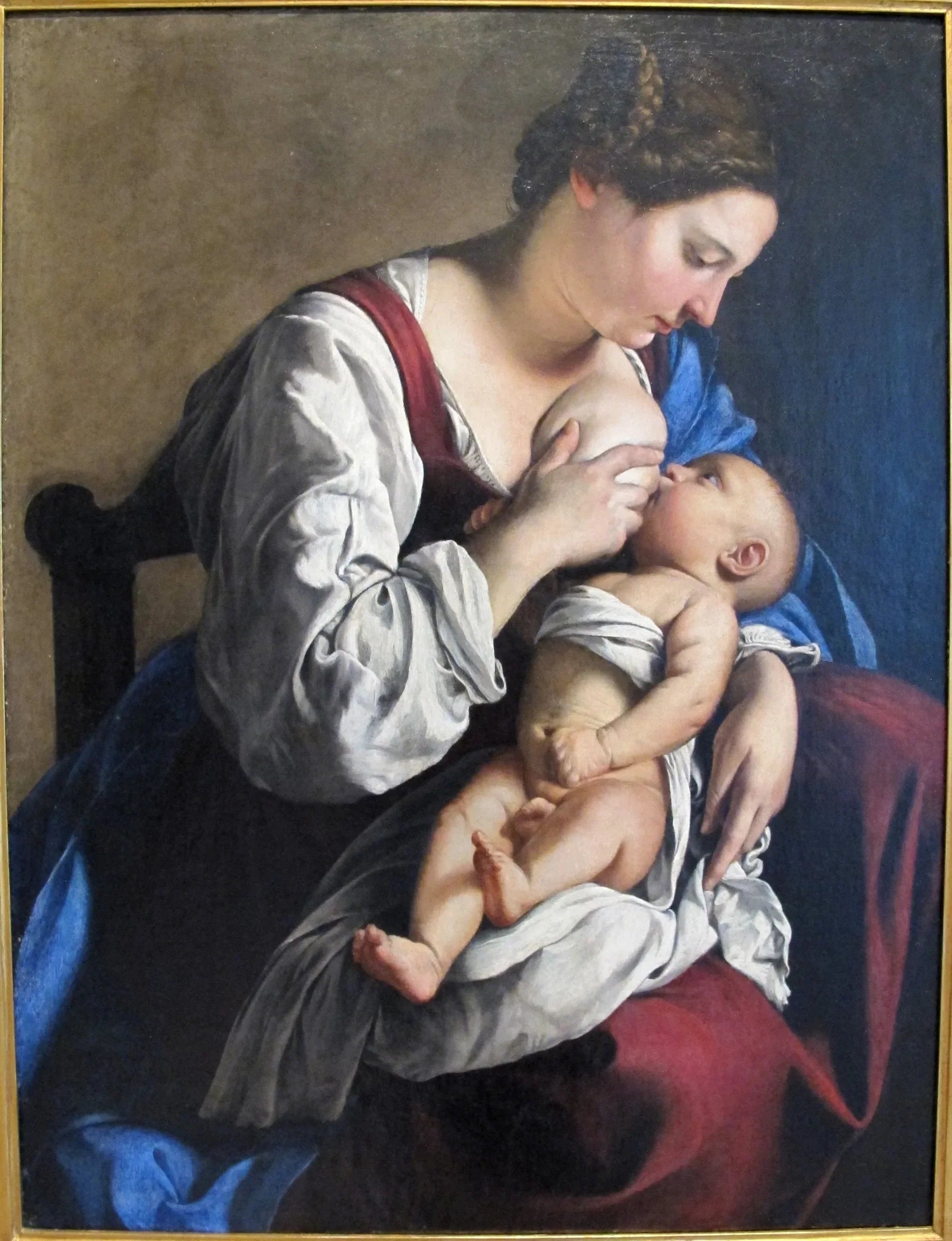 Vierge à l'Enfant - Orazio Gentileschi image 1 reproduction d’œuvre d’art à l’huile