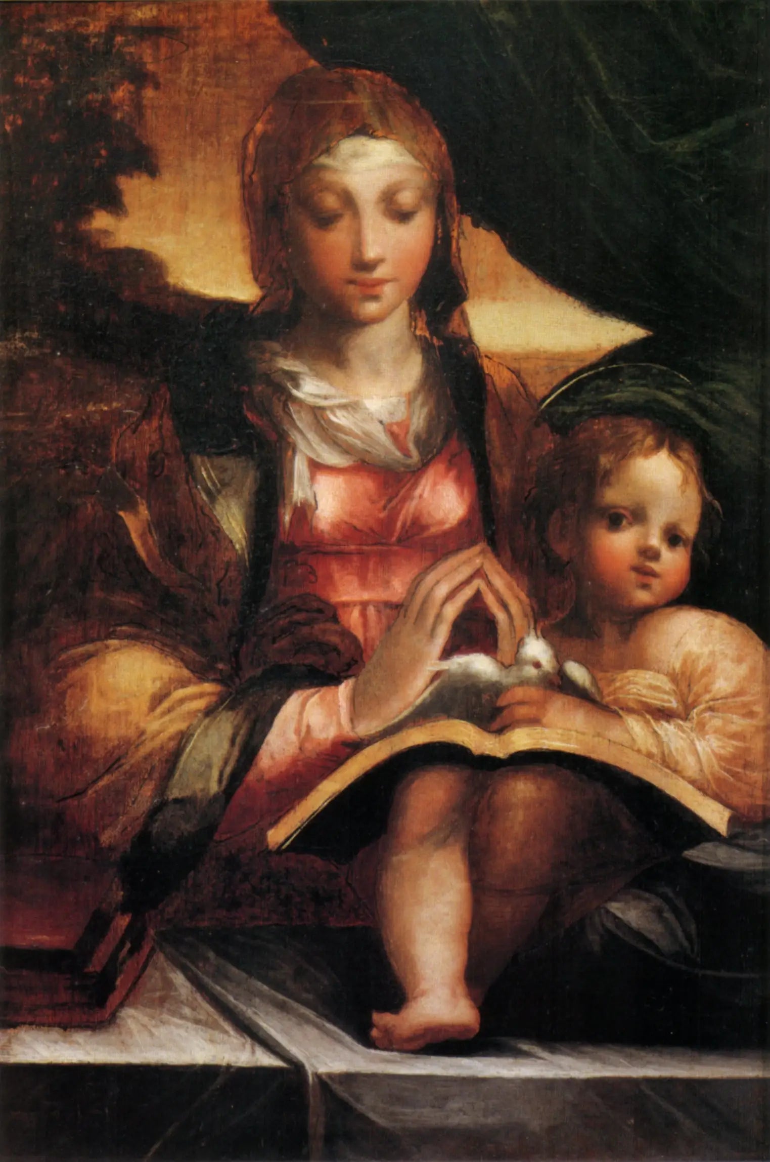 Vierge à l'Enfant - Parmigianino image 1 copie de tableau peinte à la main