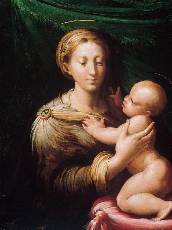 Vierge à l'Enfant - Parmigianino image 1 tableau peint à l’huile sur toile