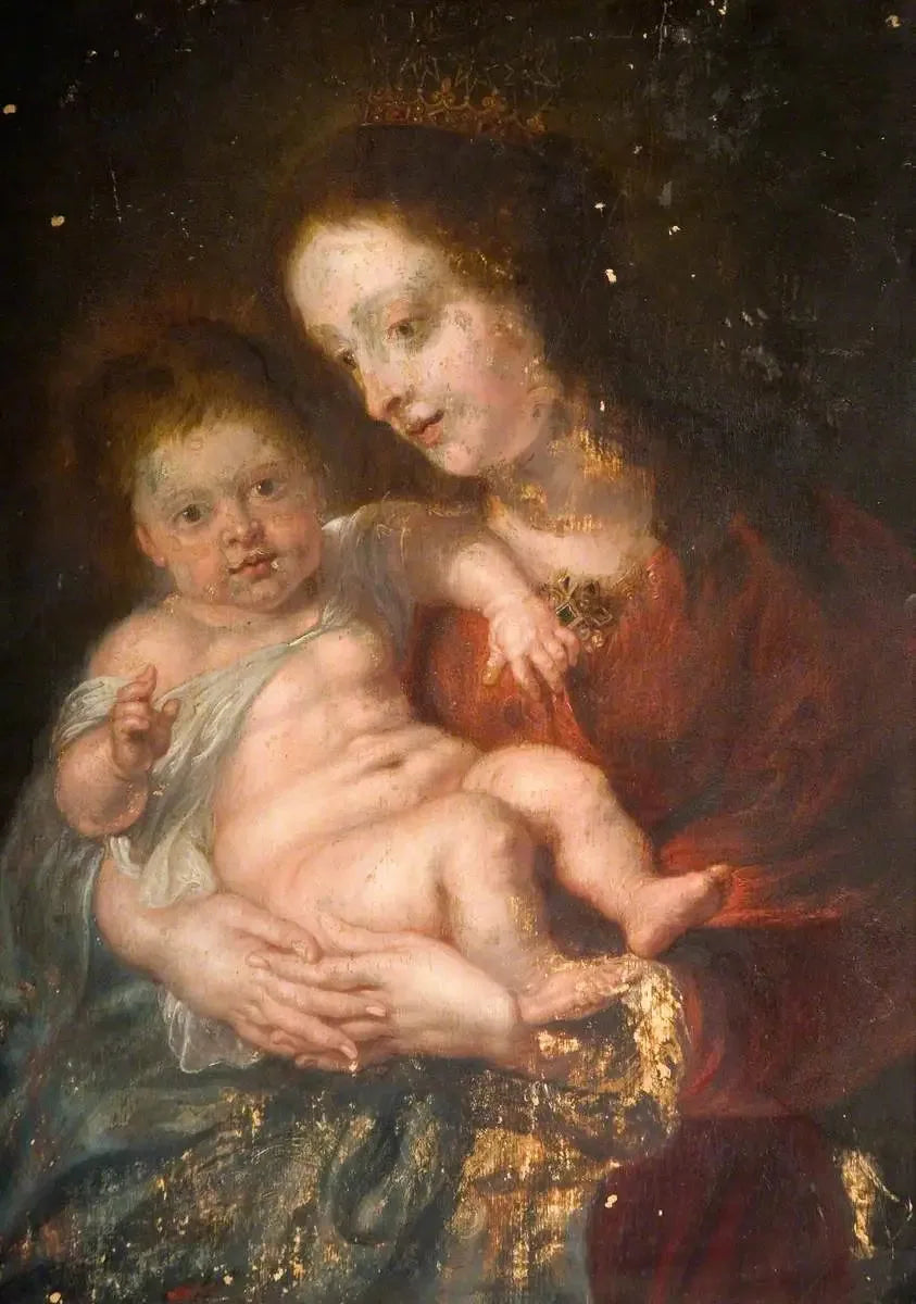 Vierge à l'Enfant - Peter Paul Rubens image 1 reproduction réalisée par Alpha Reproduction