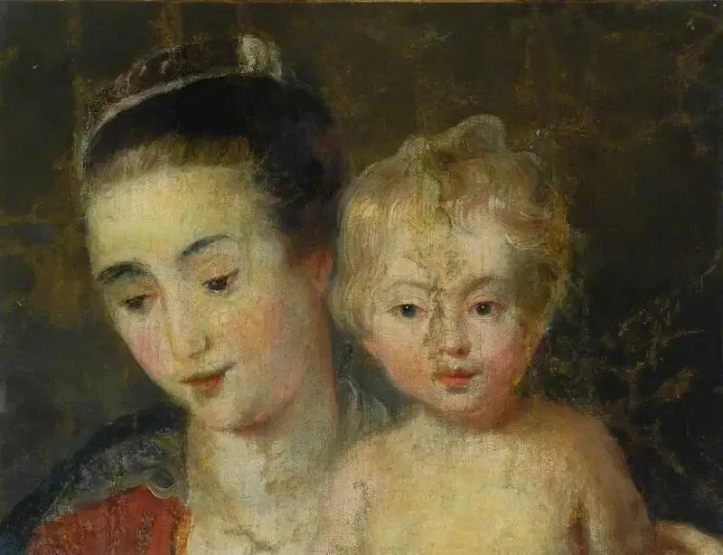 Vierge à l'Enfant - Peter Paul Rubens image 1 reproduction artisanale de tableau