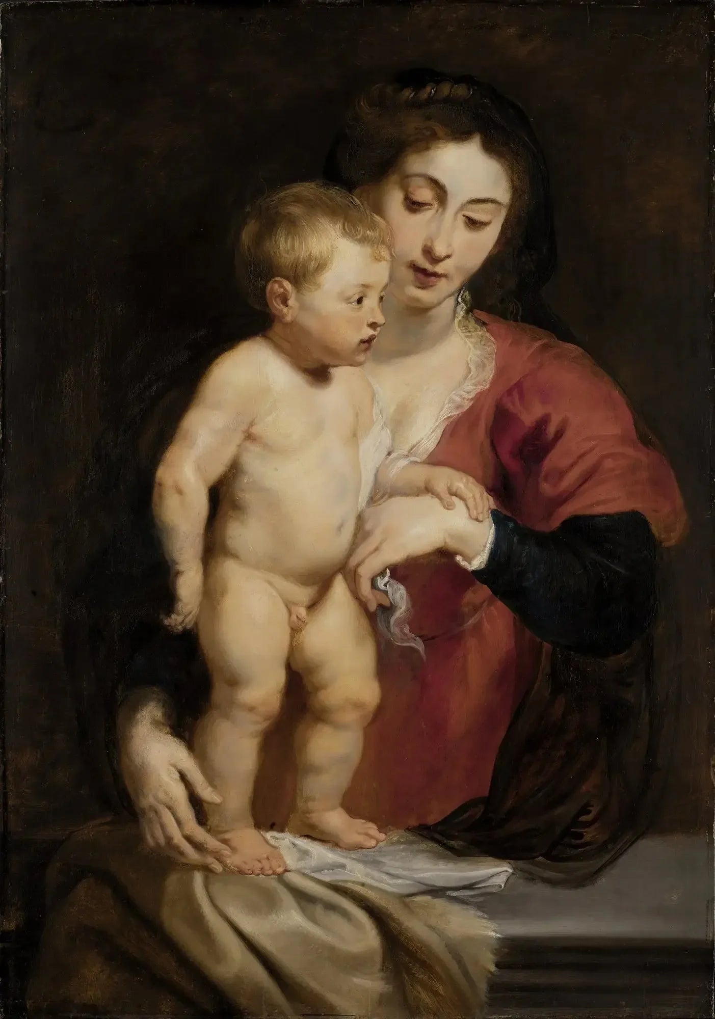 Vierge à l'Enfant - Peter Paul Rubens image 1 reproduction de peinture à l’huile