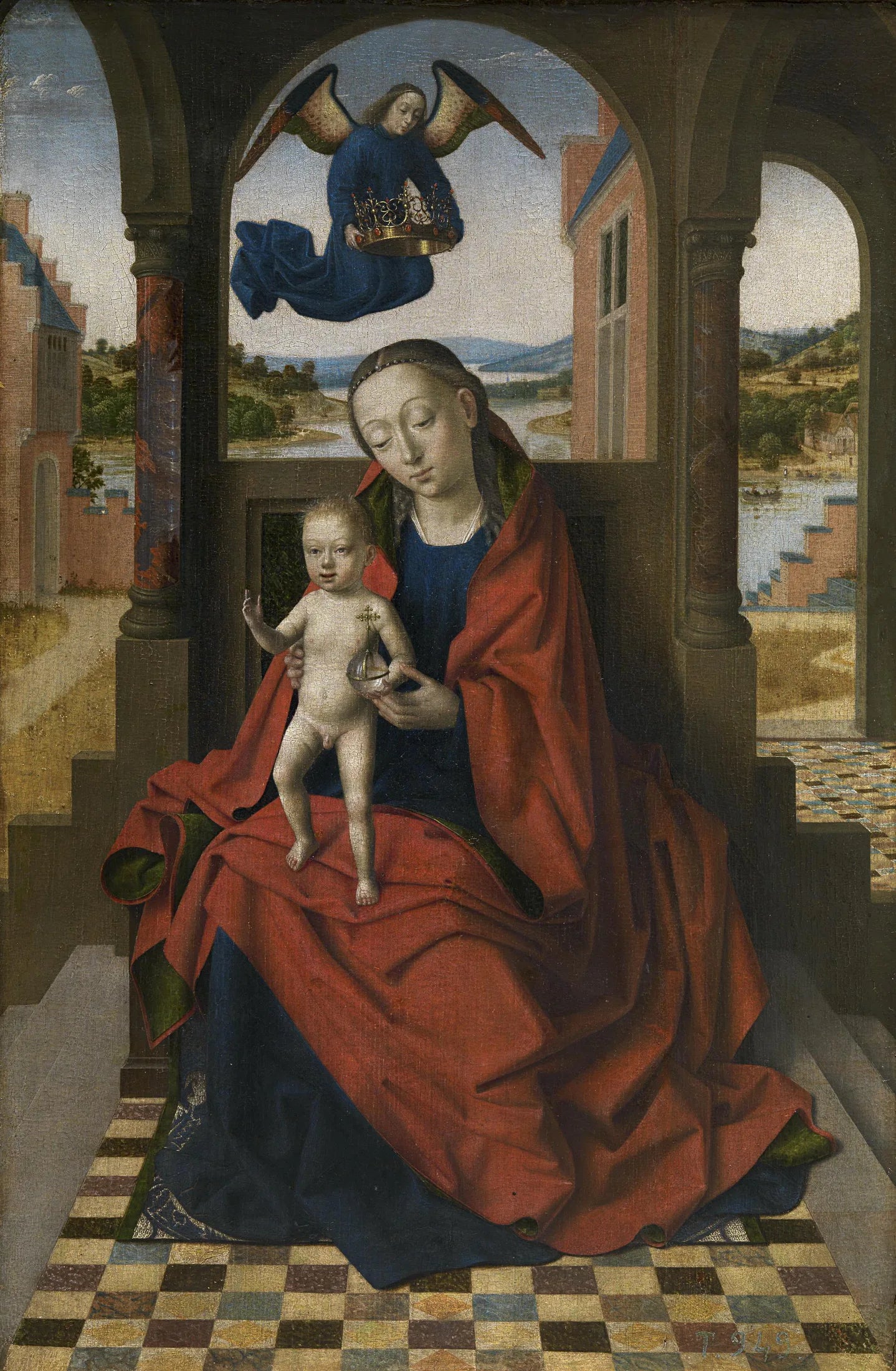 Vierge à l'Enfant - Petrus Christus image 1 tableau peint à l’huile sur toile