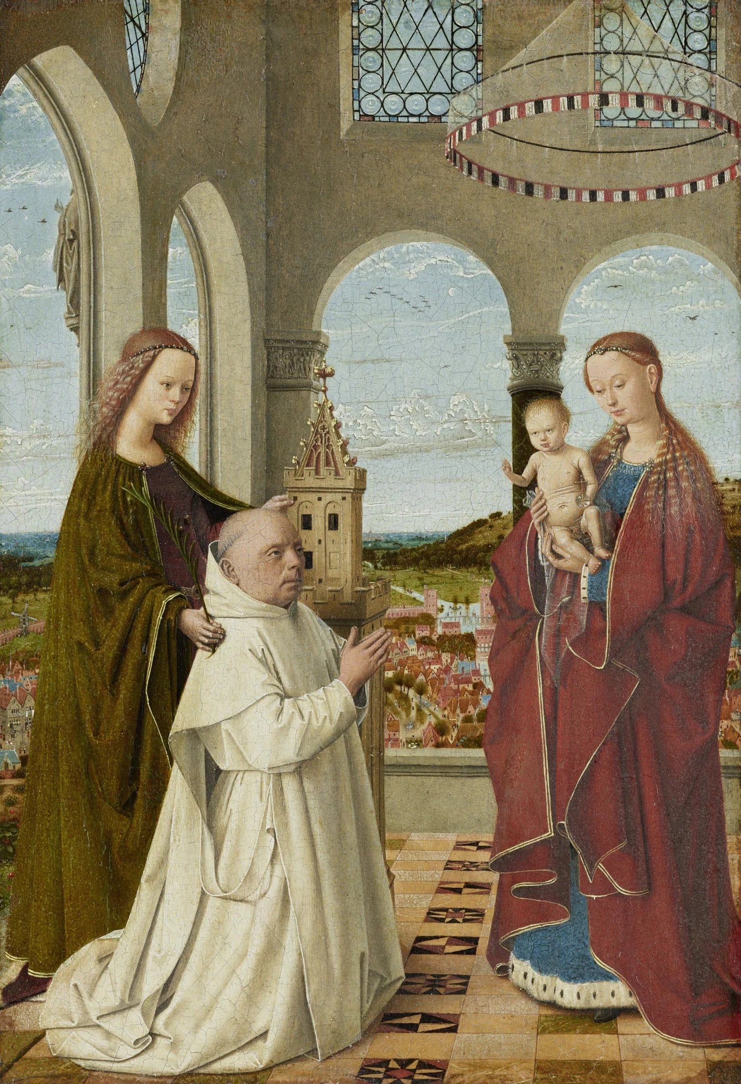 Vierge à l'Enfant - Petrus Christus image 1 reproduction de peinture à l’huile