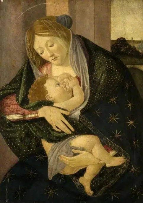 Vierge à l'Enfant - Sandro Botticelli image 1 reproduction de peinture à l’huile