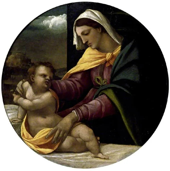 Vierge à l'Enfant - Sebastiano del Piombo image 1 copie peinte à la main à l’huile