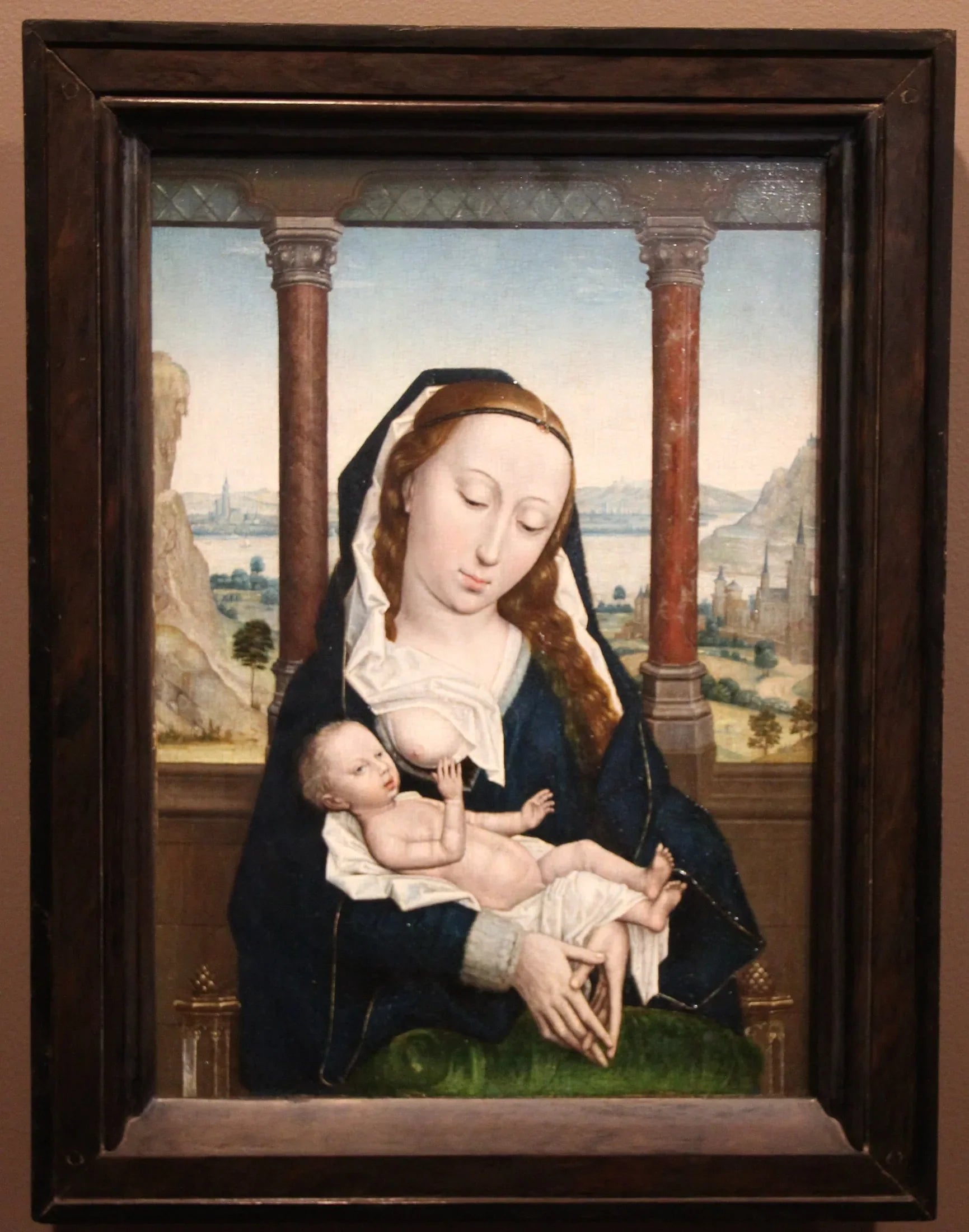 Vierge à l'Enfant - Simon Marmion image 1 reproduction de peinture à l’huile