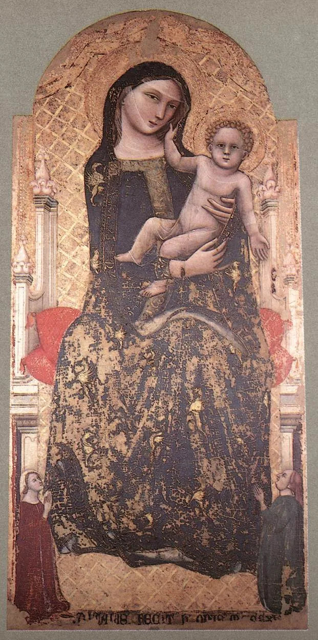Vierge à l'Enfant - Vitale da Bologna image 1 reproduction artisanale de tableau
