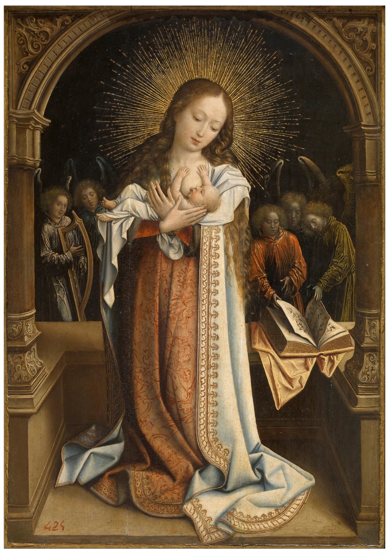 La Vierge allaitant l'enfant - Bernard van Orley