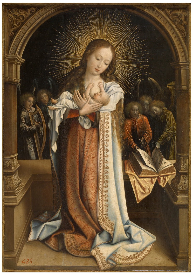 La Vierge allaitant l'enfant - Bernard van Orley