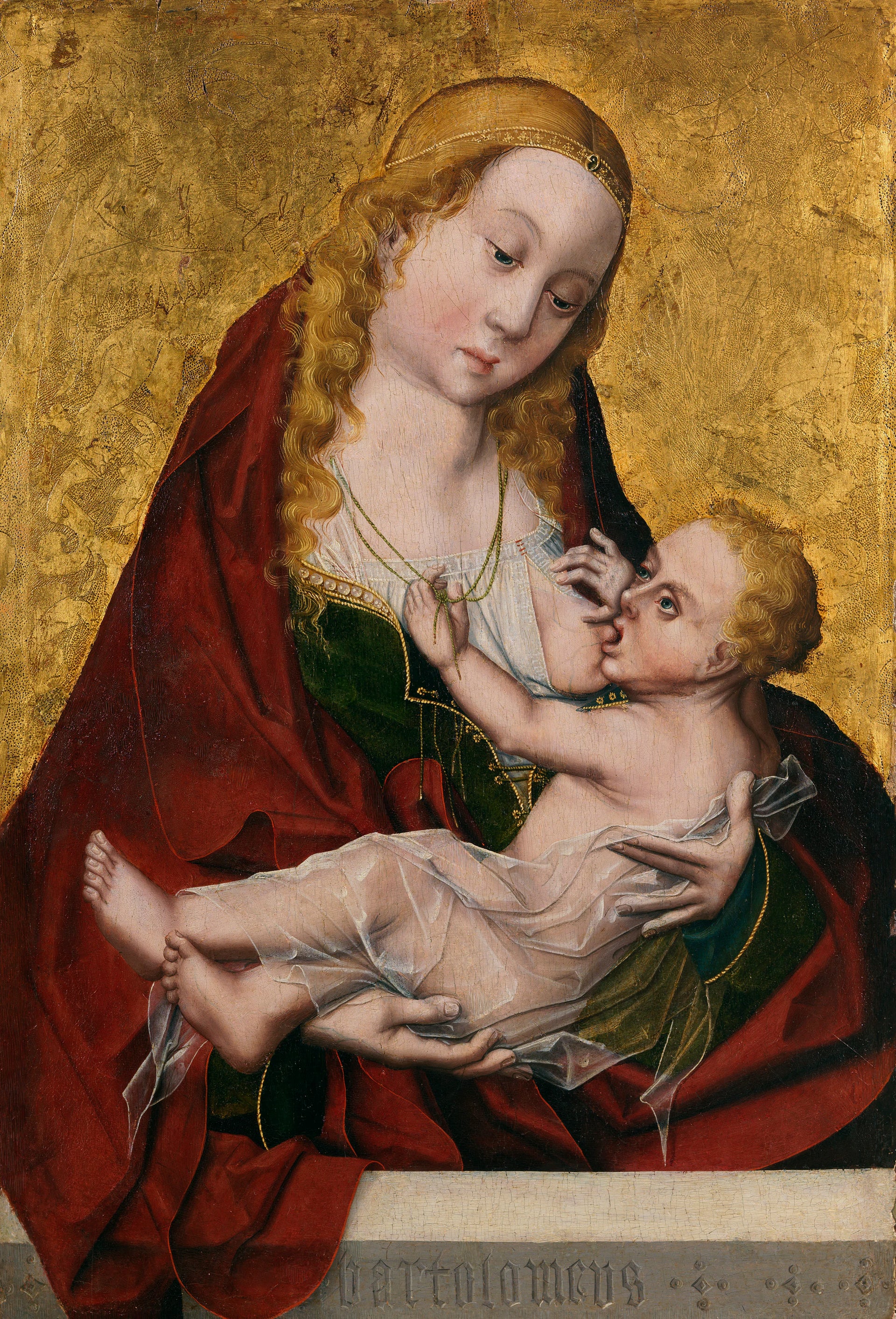 La Vierge allaitant l'enfant - Maestro Bartolomé