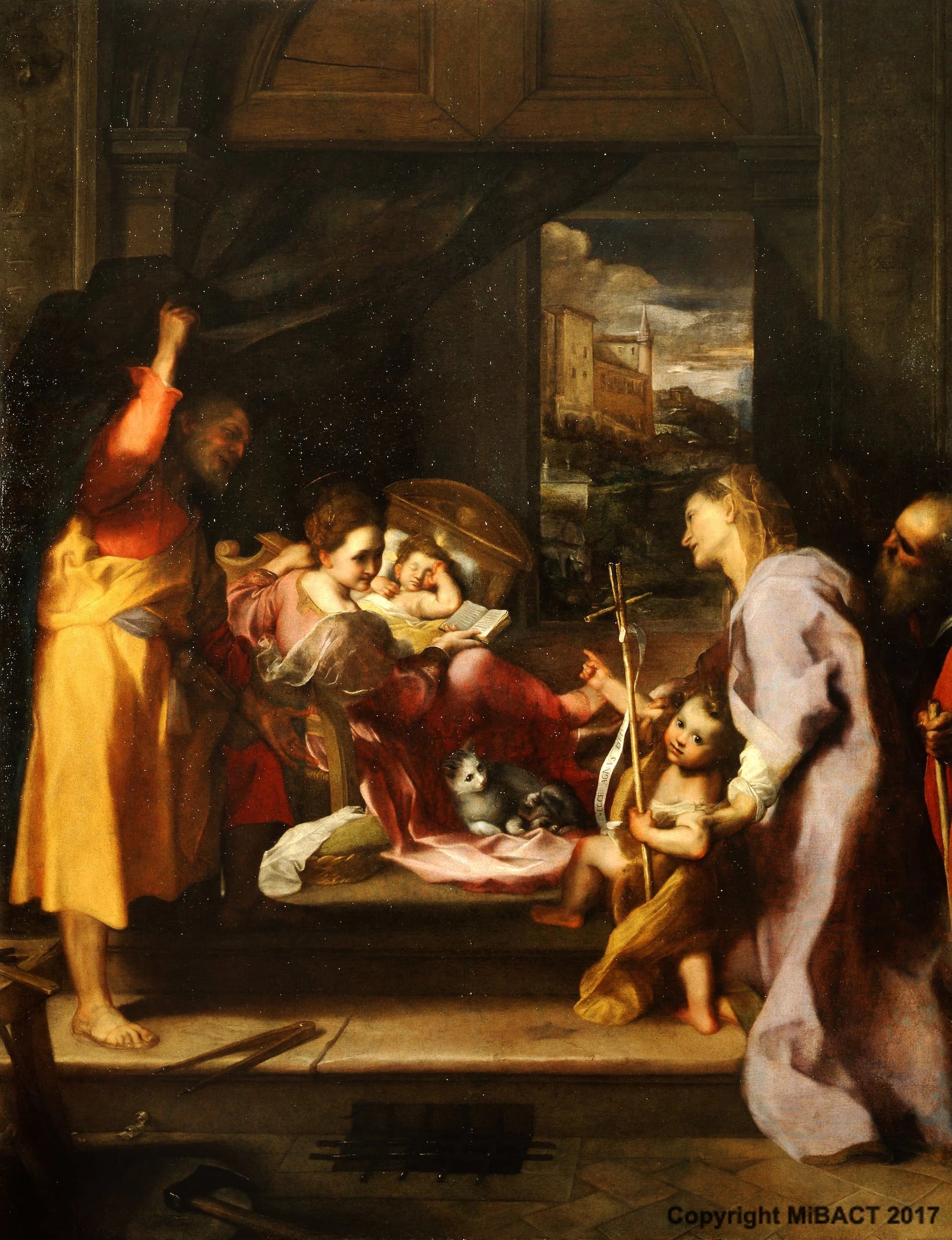 La Vierge au chat - Federico Barocci