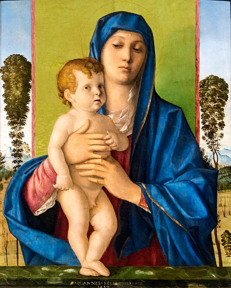 Vierge aux arbrisseaux - Giovanni Bellini