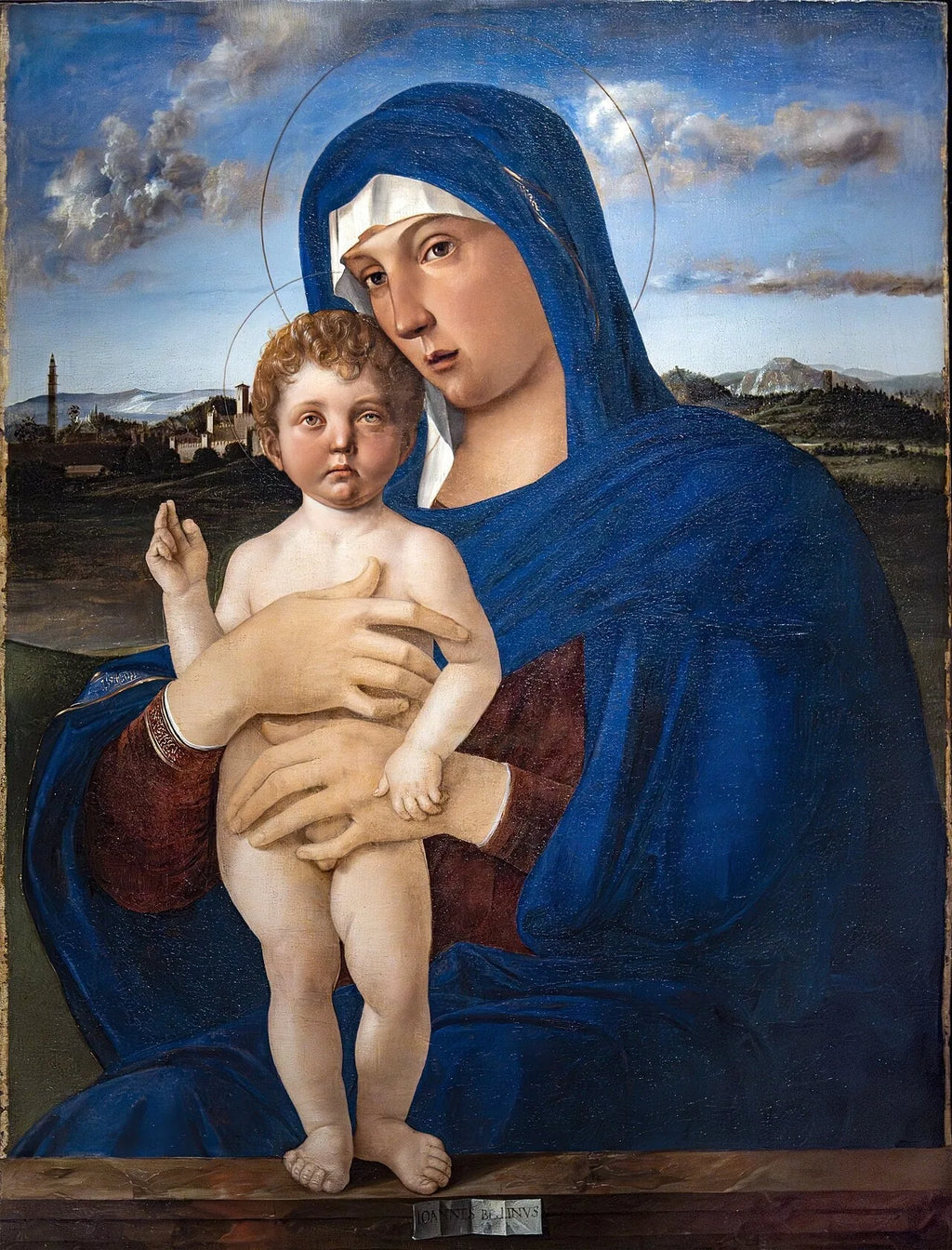 Vierge Contarini - Giovanni Bellini image 1 copie peinte à la main à l’huile