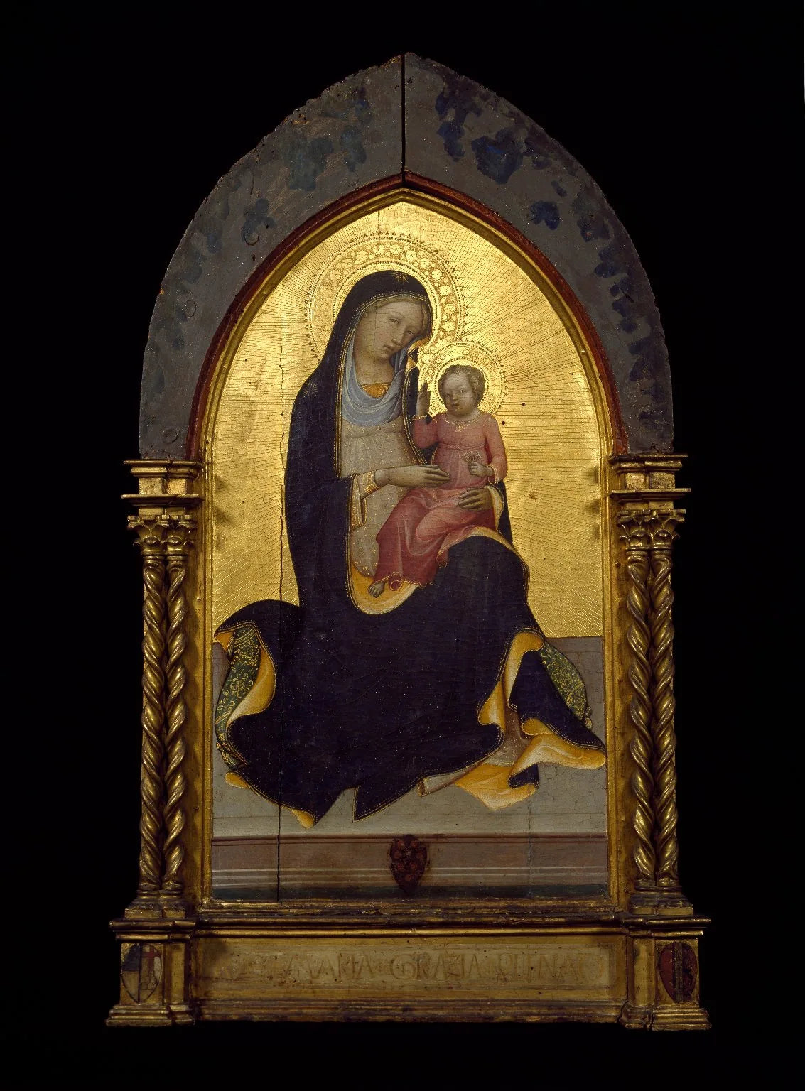 Vierge d'humilité - Lorenzo Monaco image 1 reproduction artisanale de tableau