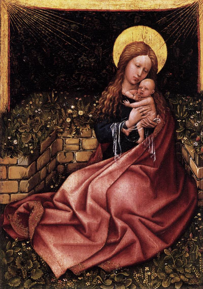 Vierge d'Humilité - Robert Campin image 1 tableau peint à l’huile sur toile