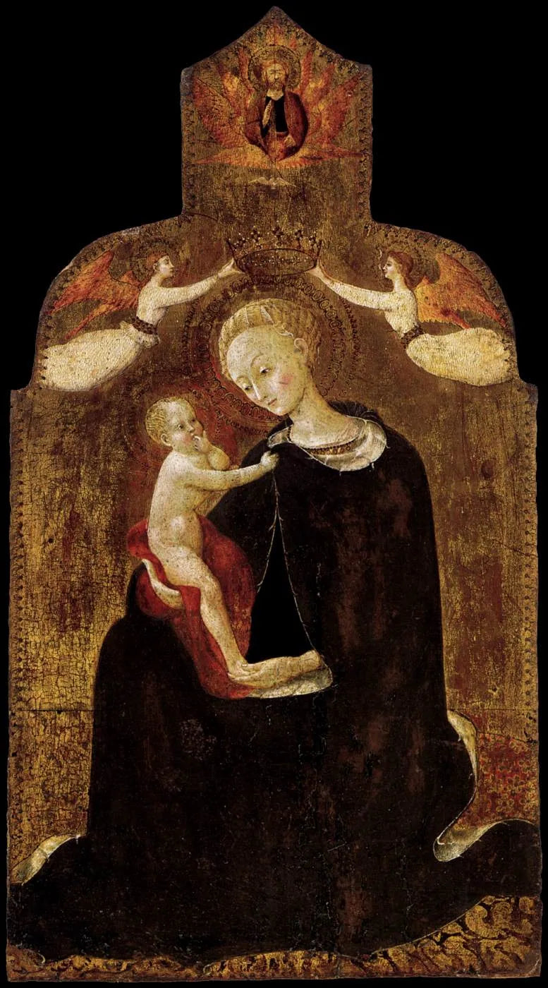 Vierge d'humilité - Sassetta image 1 reproduction artisanale de tableau