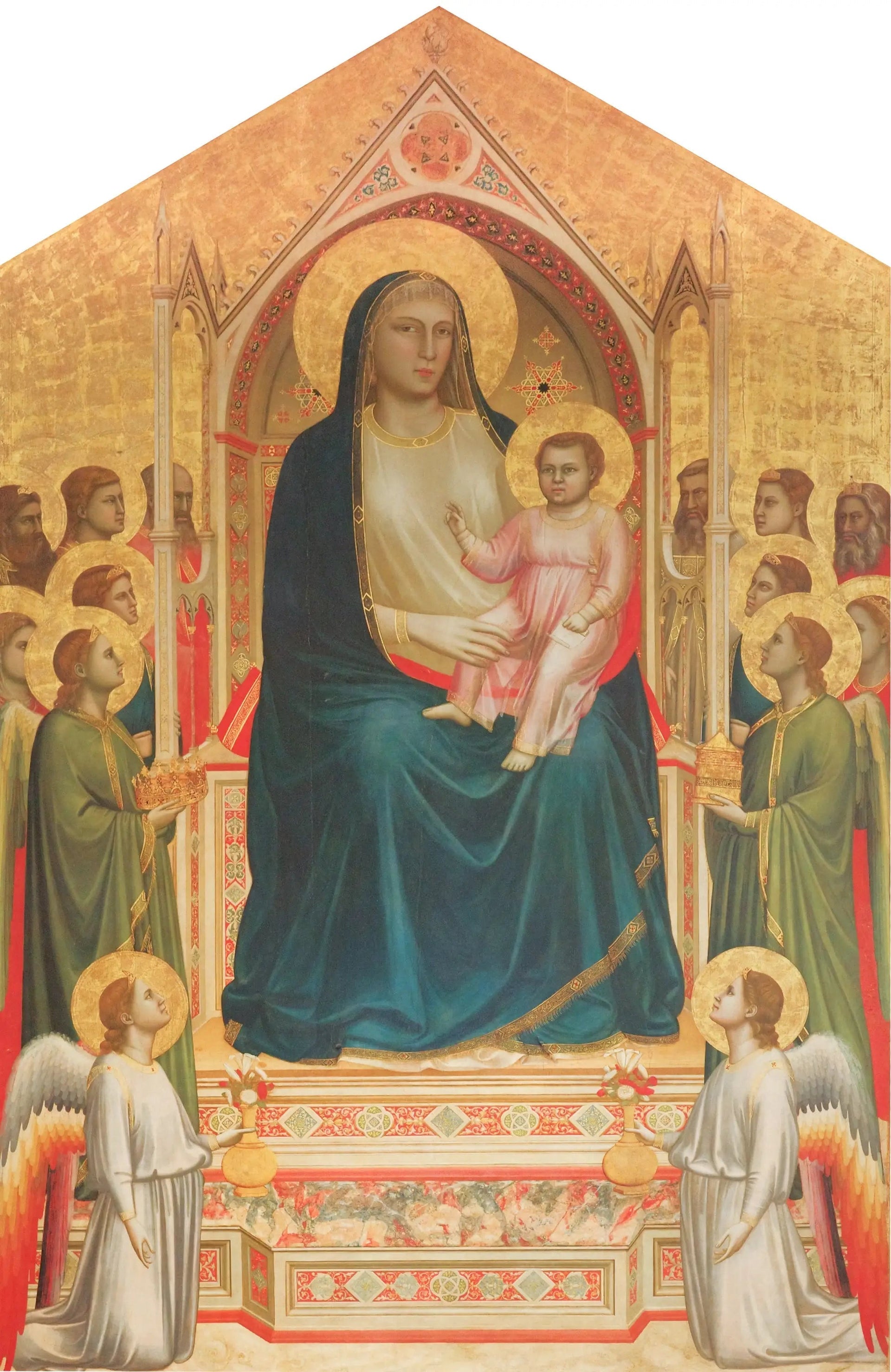 Vierge d'Ognissanti - Giotto image 1 reproduction réalisée par Alpha Reproduction