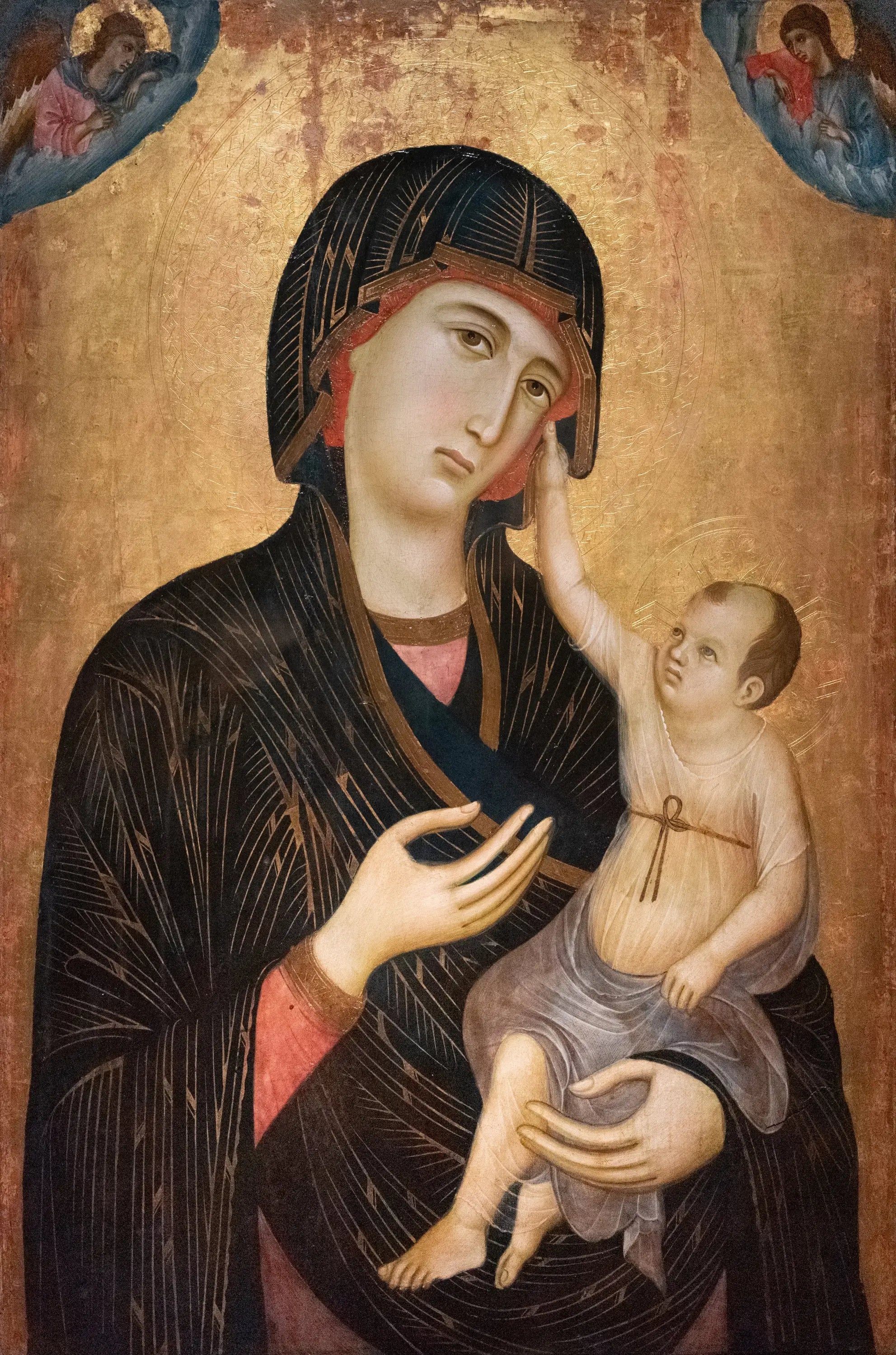 Vierge de Crevole - Duccio di Buoninsegna image 1 copie de tableau peinte à la main