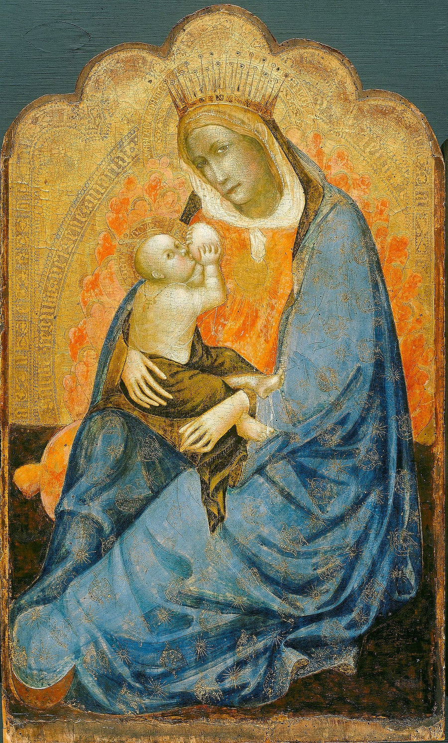 Vierge de l'Humilité - Olivuccio di Ciccarello image 1 copie peinte à la main à l’huile