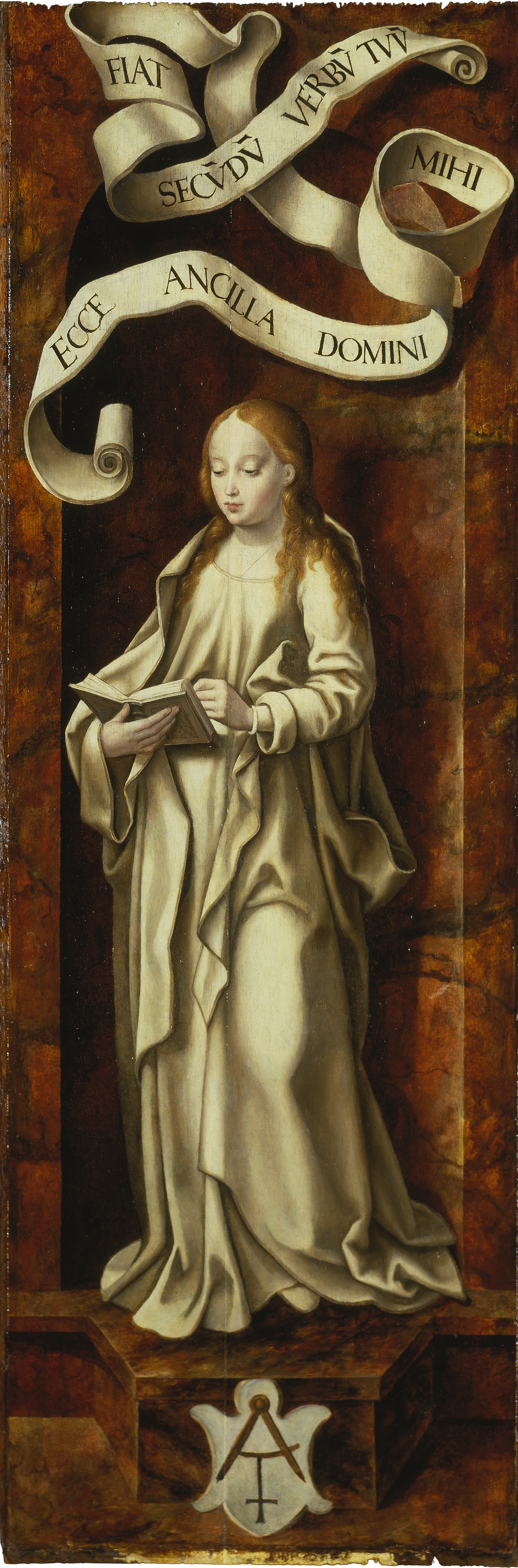 Vierge de l'Annonciation - Joos van Cleve image 1 reproduction d’œuvre d’art à l’huile