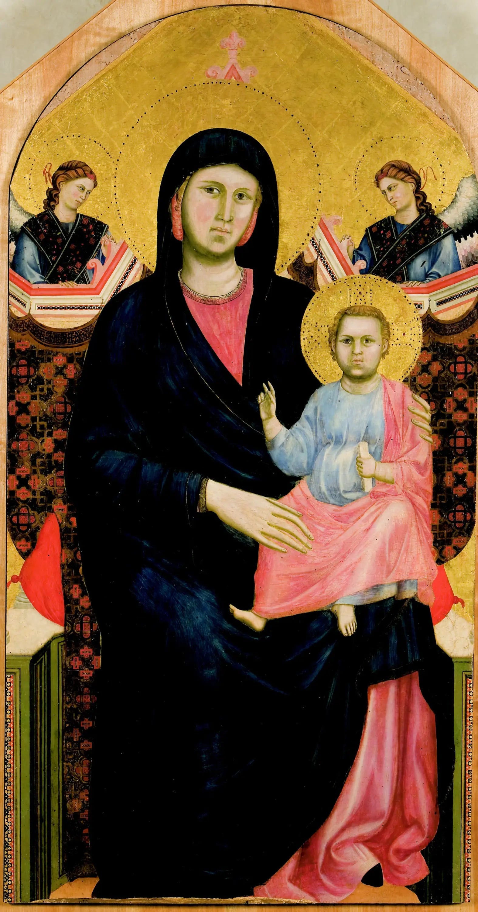 Vierge de San Giorgio alla Costa - Giotto image 1 copie peinte à la main à l’huile