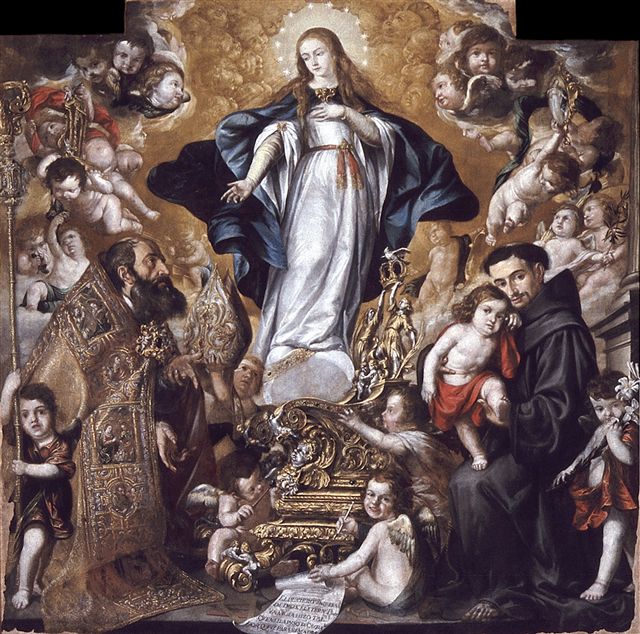 Vierge des orfèvres - Juan de Valdés Leal image 1 copie peinte à la main à l’huile