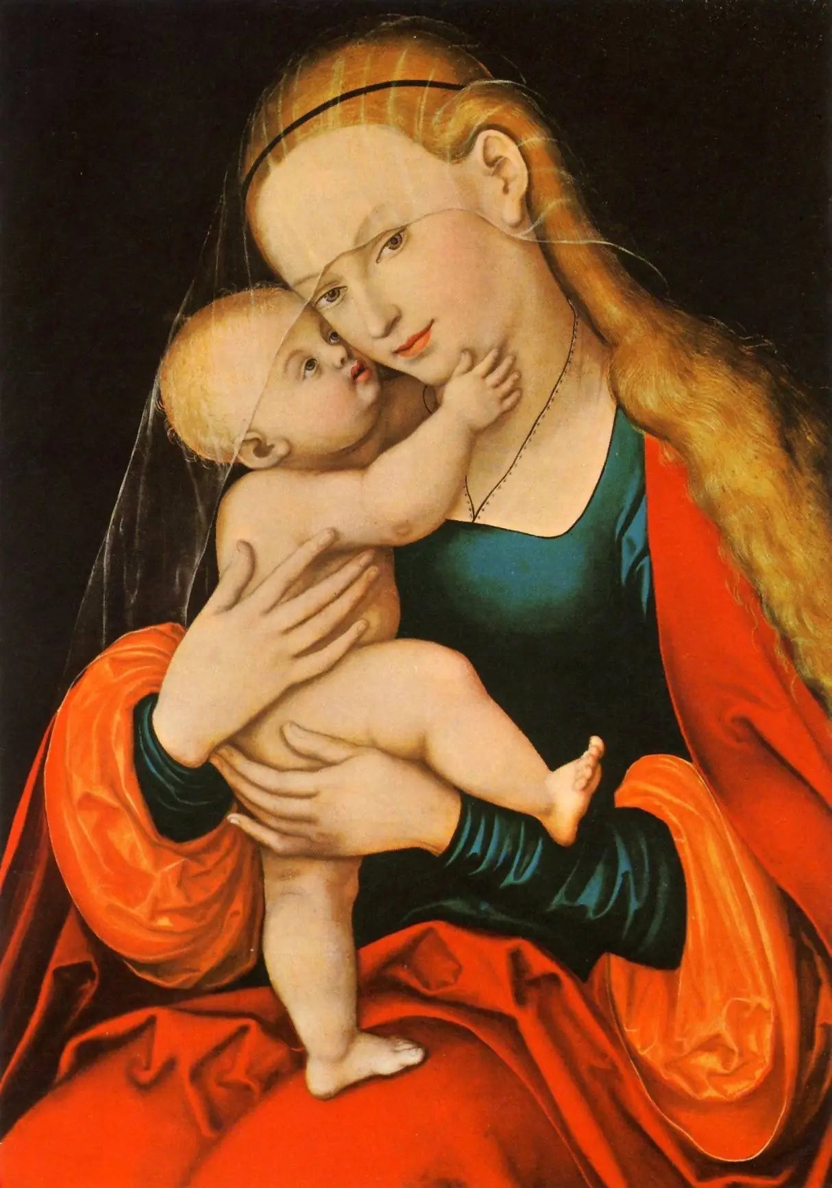 Vierge du Bon-Secours - Lucas Cranach the Elder image 1 reproduction d’œuvre d’art à l’huile