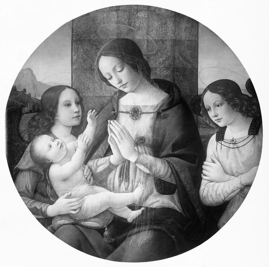 Vierge à l'Enfant avec des anges - Domenico Ghirlandaio