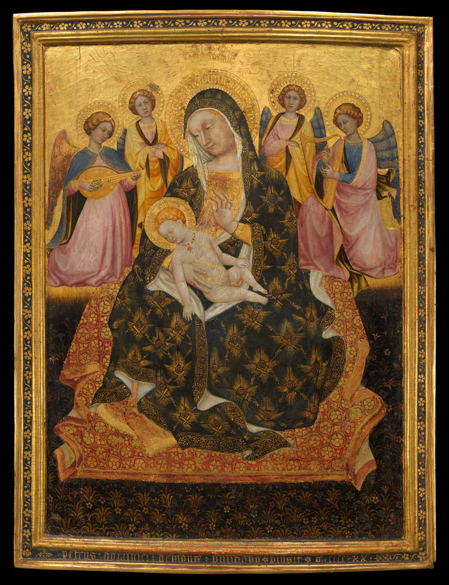 Vierge à l'Enfant avec des anges - Pietro di Domenico da Montepulciano