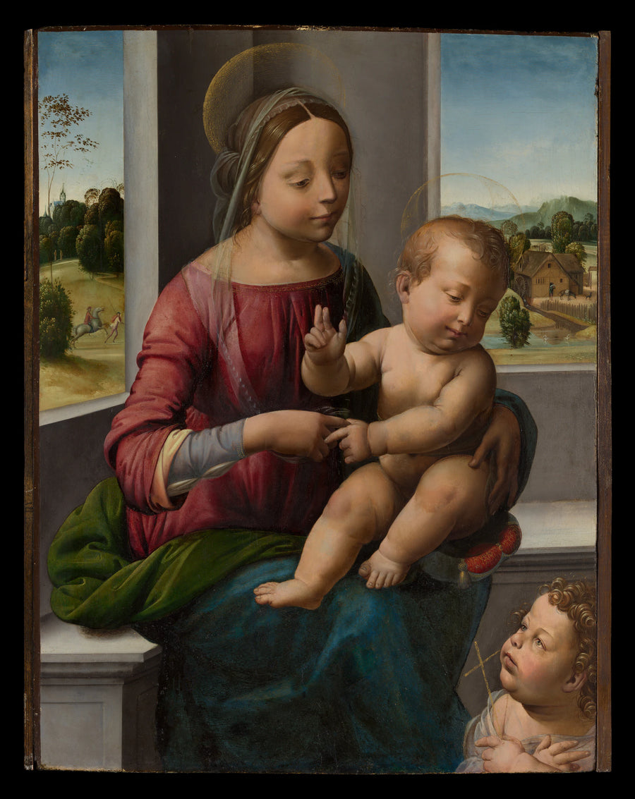 Vierge à l'Enfant avec le jeune saint Jean-Baptiste - Fra Bartolomeo (Bartolomeo di Paolo del Fattorino)